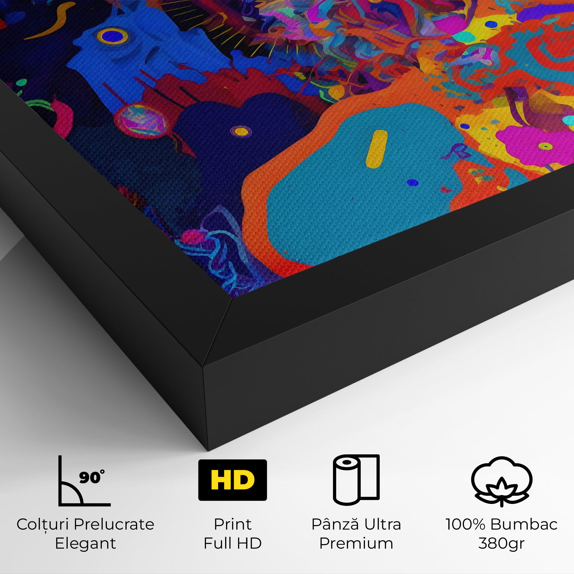 Abstract Color Work mockup 4