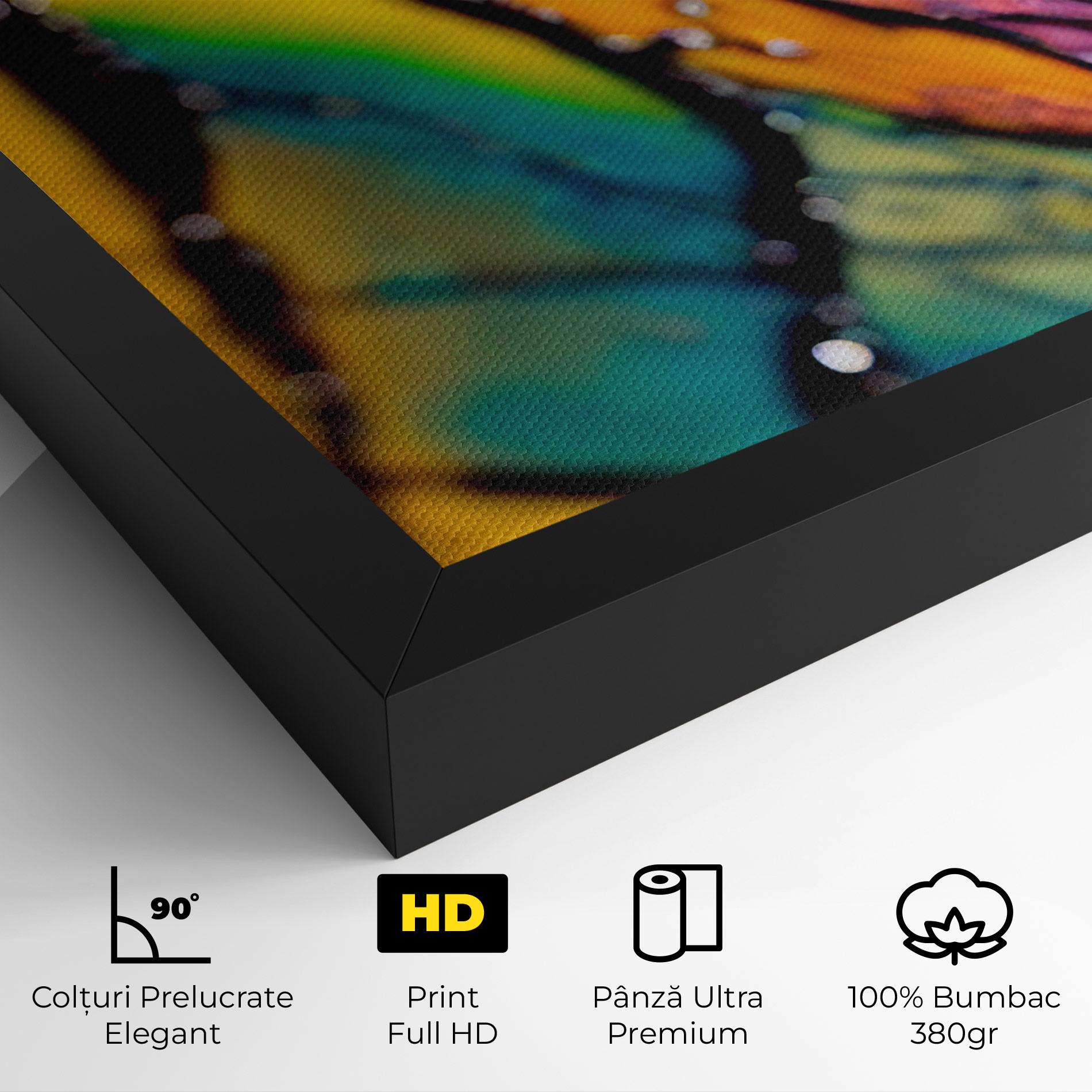 Tablou Canvas Beautiful Colorful Epoxy mockup 4