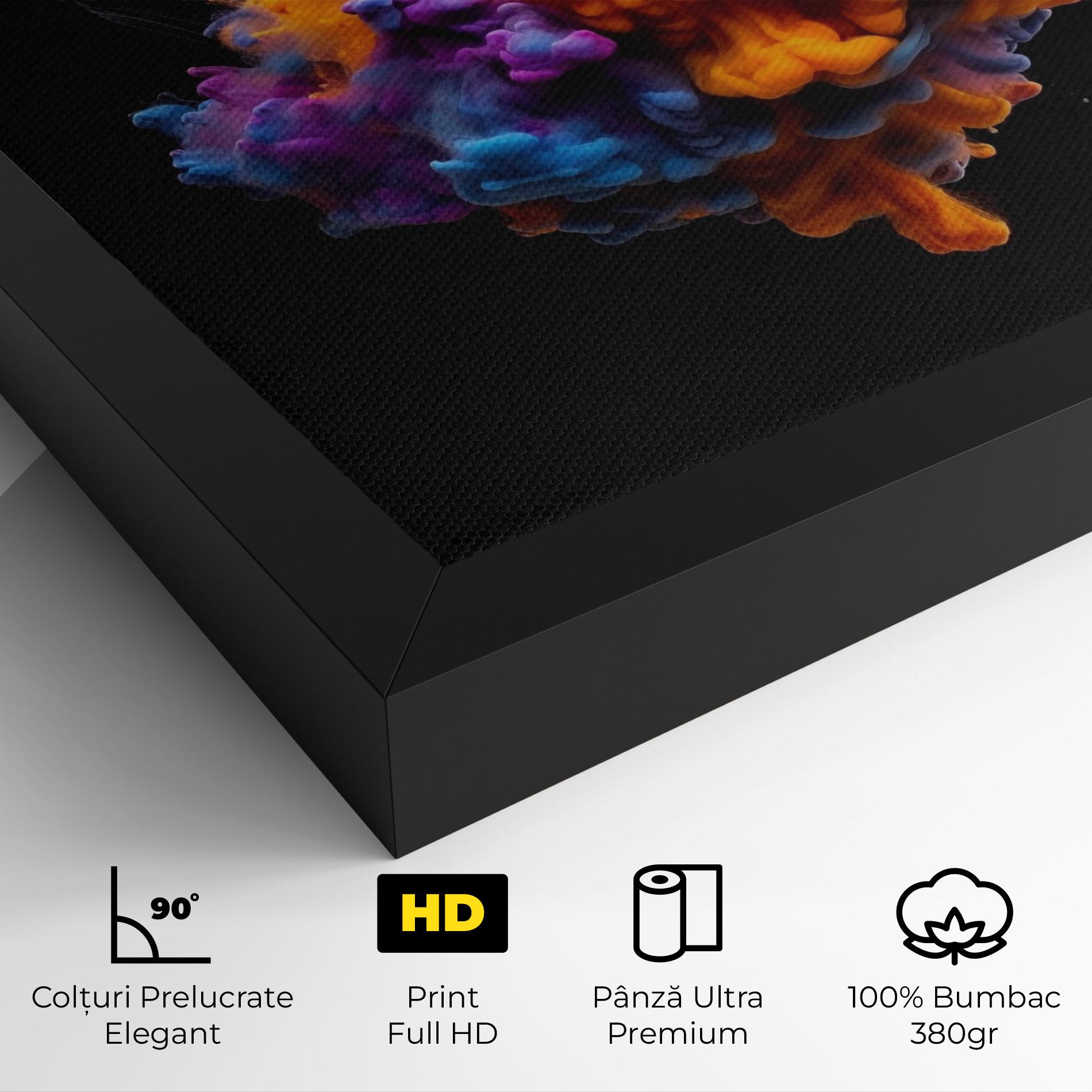 Tablou Canvas Colorful Cloud Liquid mockup 4