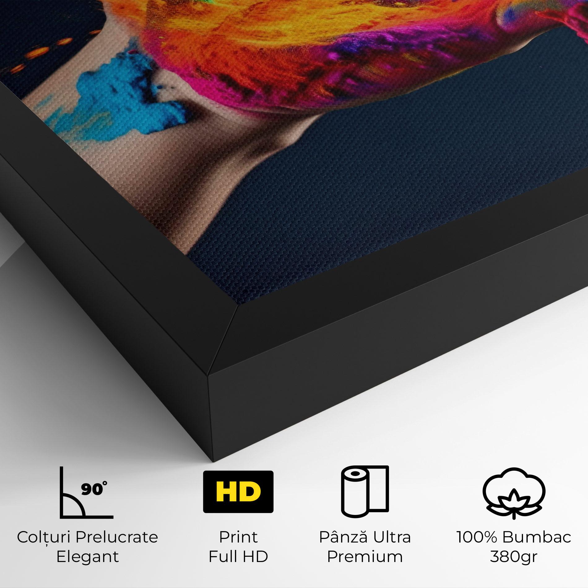 Tablou Canvas Colorful Hand mockup 4