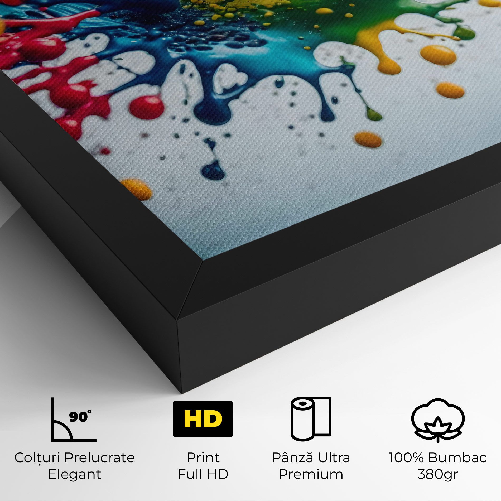Colorful Splash Rainbow mockup 4
