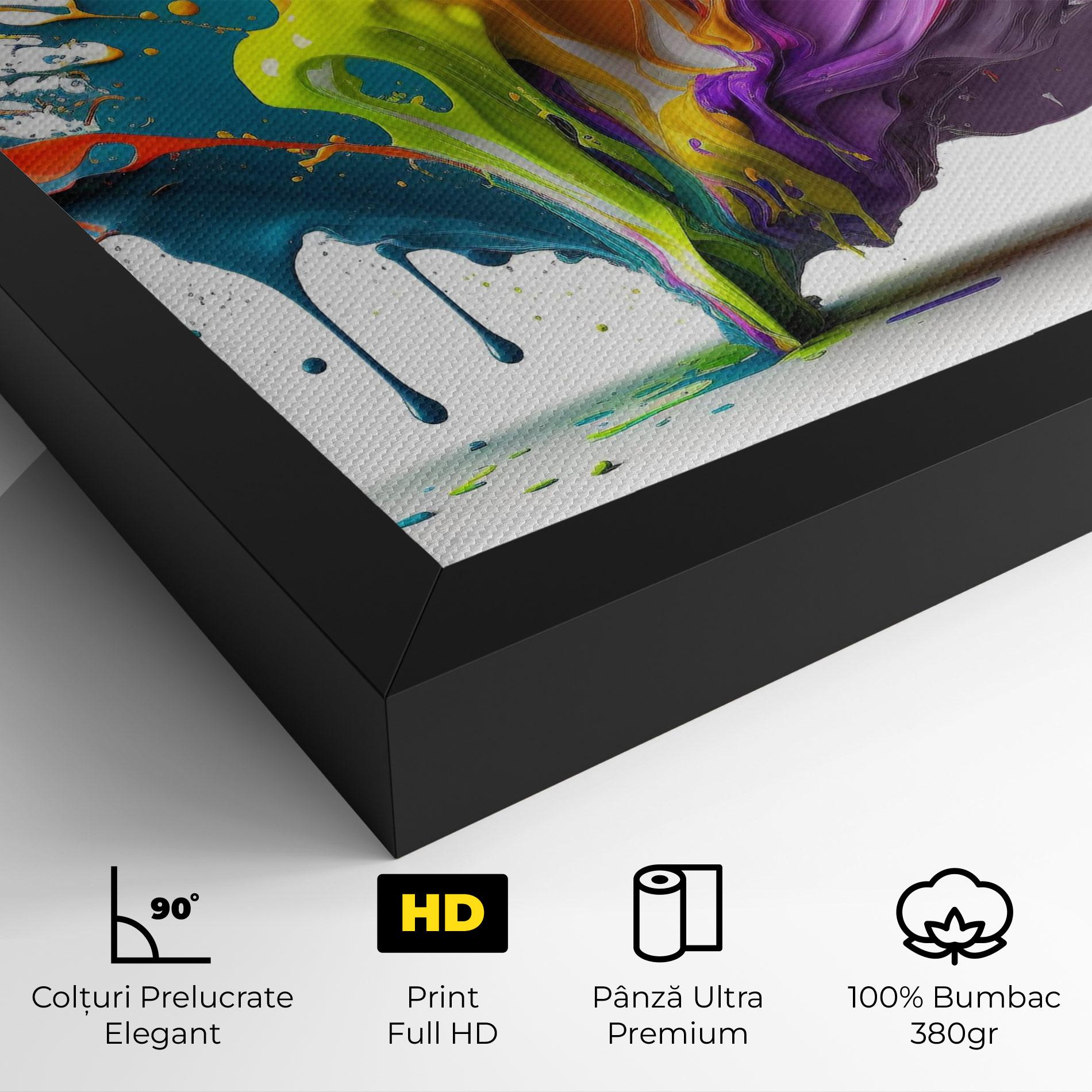 Tablou Canvas Exploding Mixed Liquid mockup 4