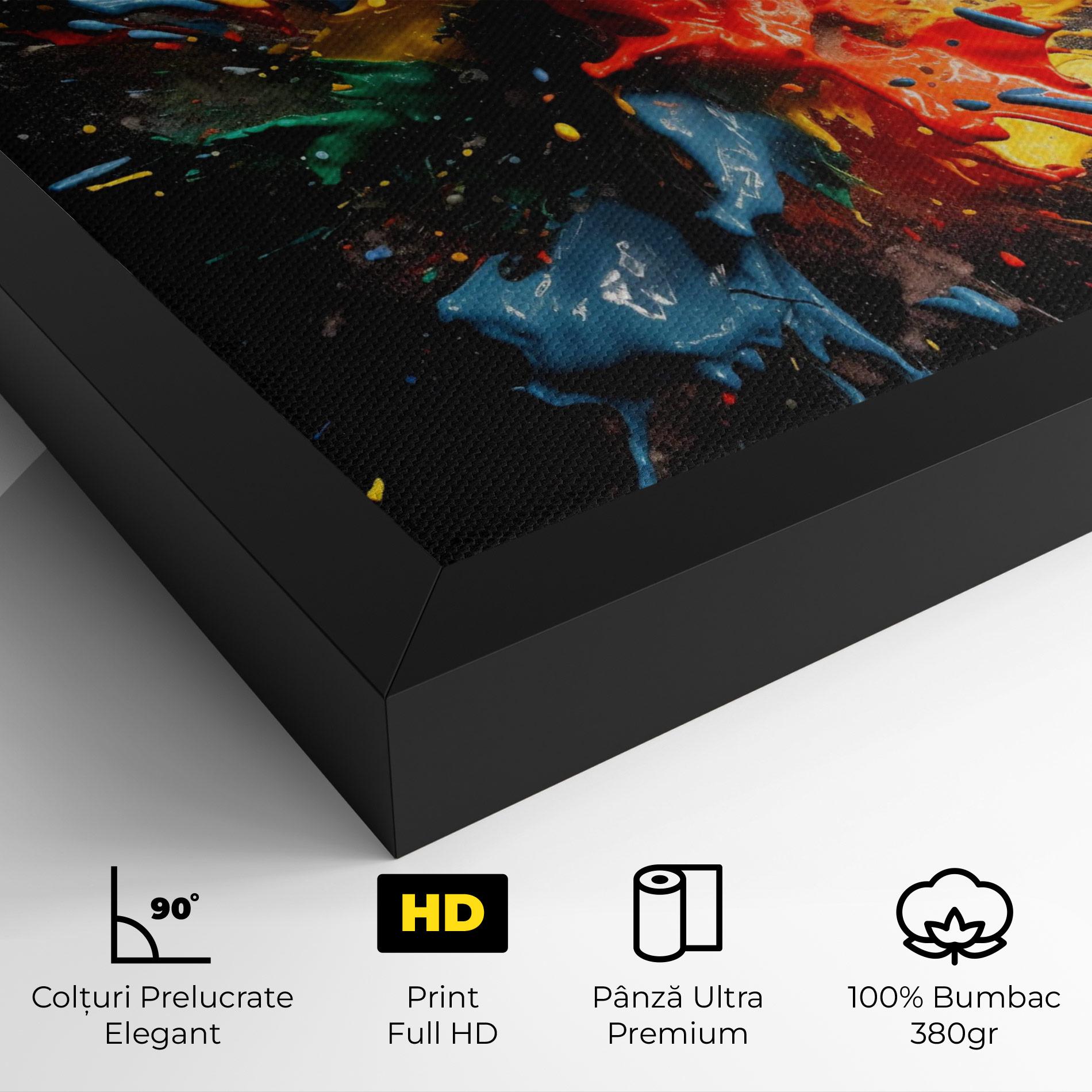 Tablou Canvas Floating Color Splash mockup 4