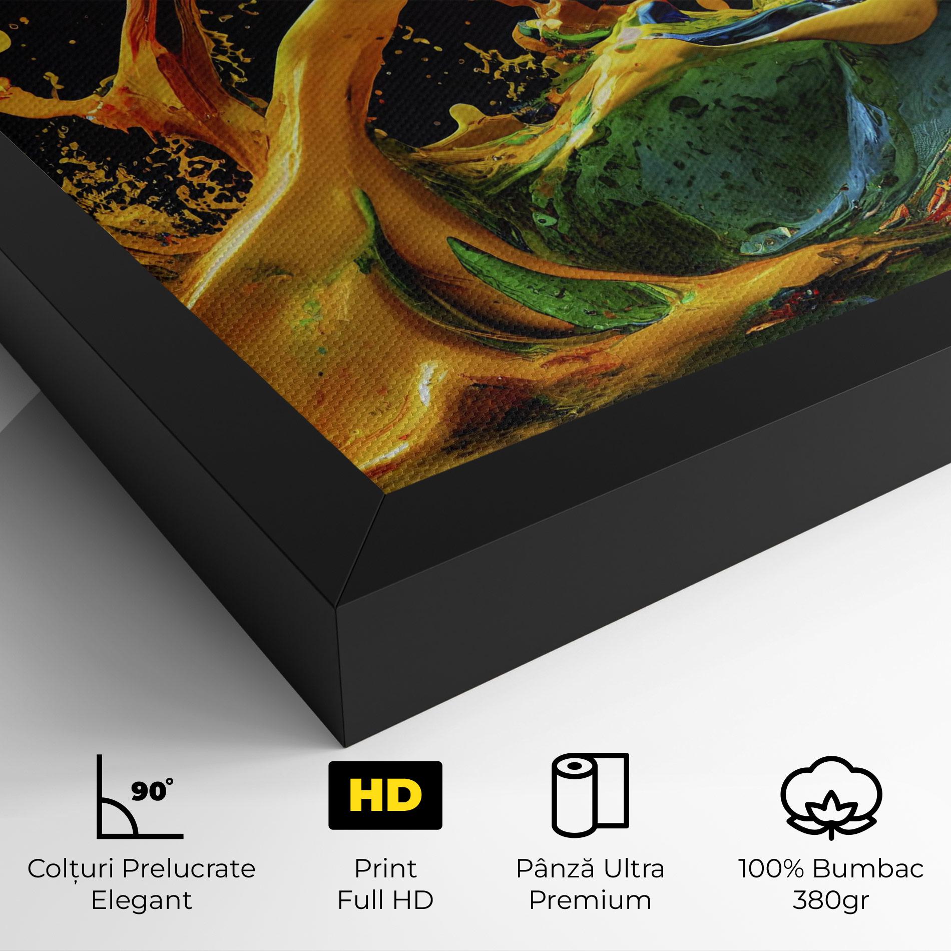 Tablou Canvas Floating Yellow Splay mockup 4