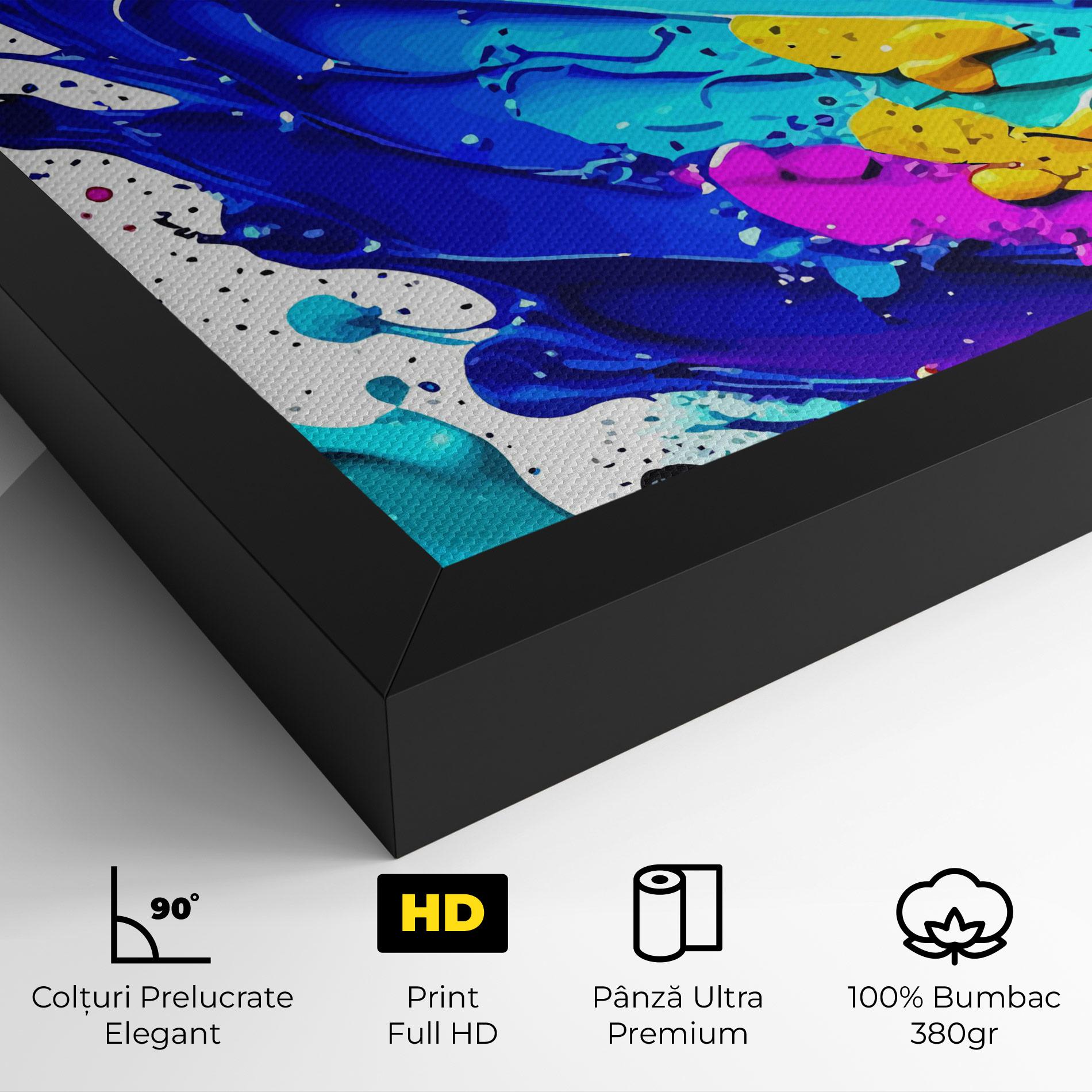 Tablou Canvas Pretty Splash Color mockup 4