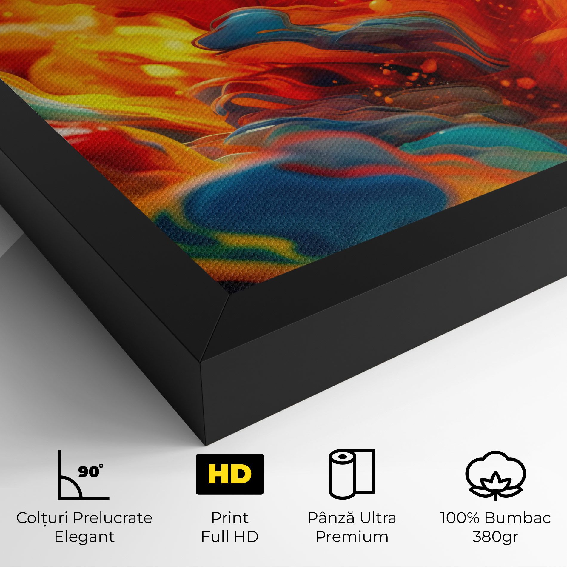 Red Color Flames mockup 4