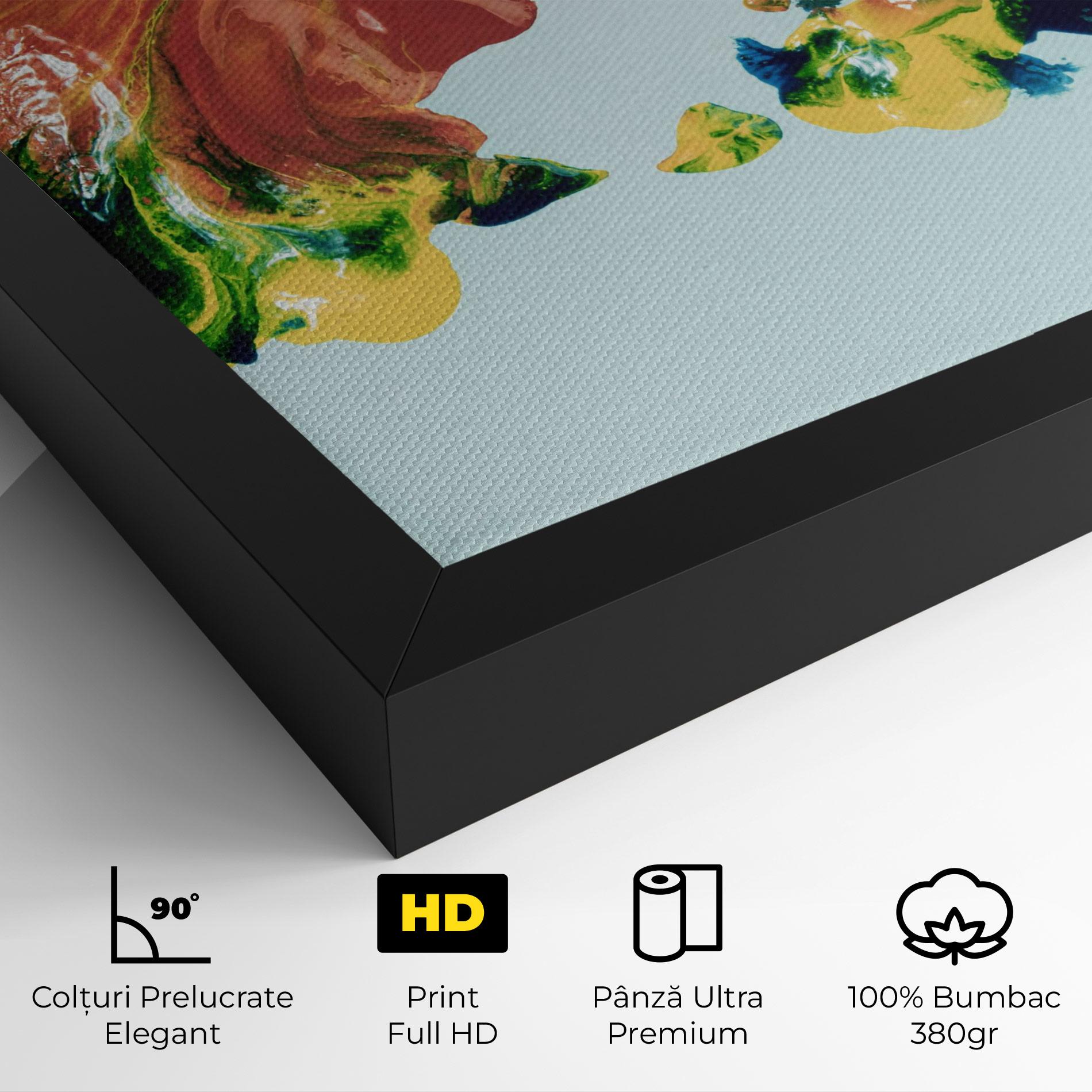 Tablou Canvas Spilled Paint mockup 4
