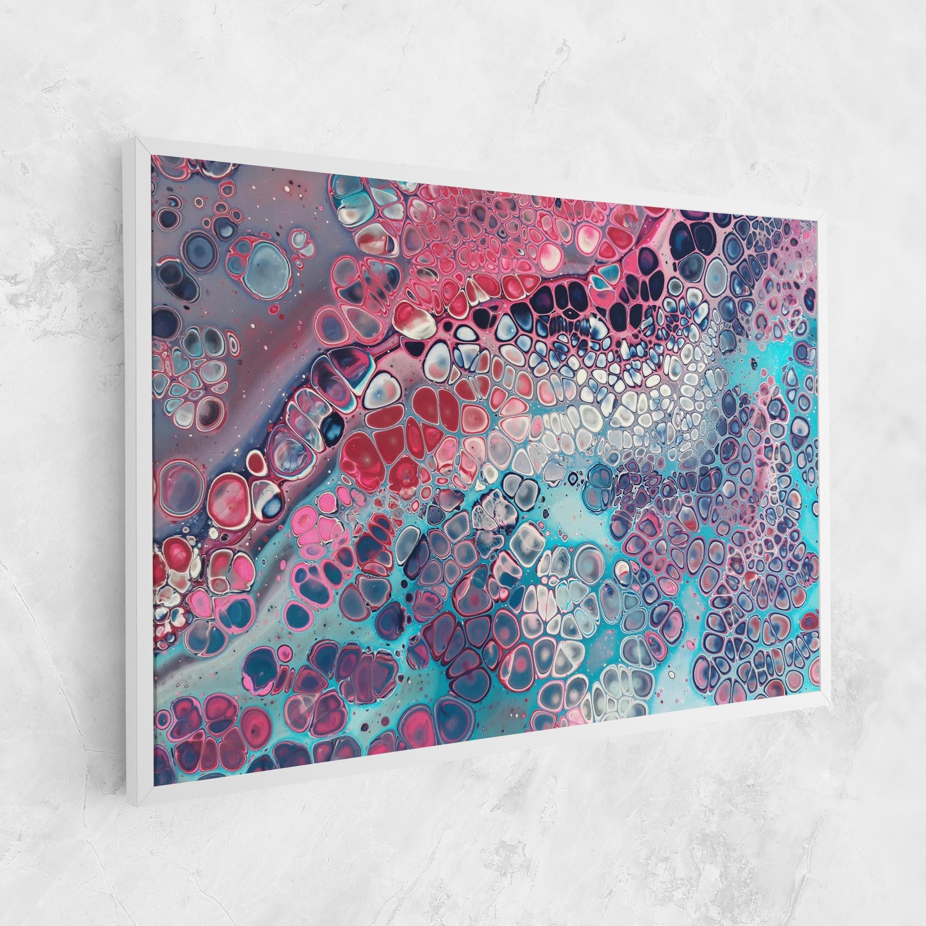 Tablou Canvas Abstract Blue Objects mockup 1