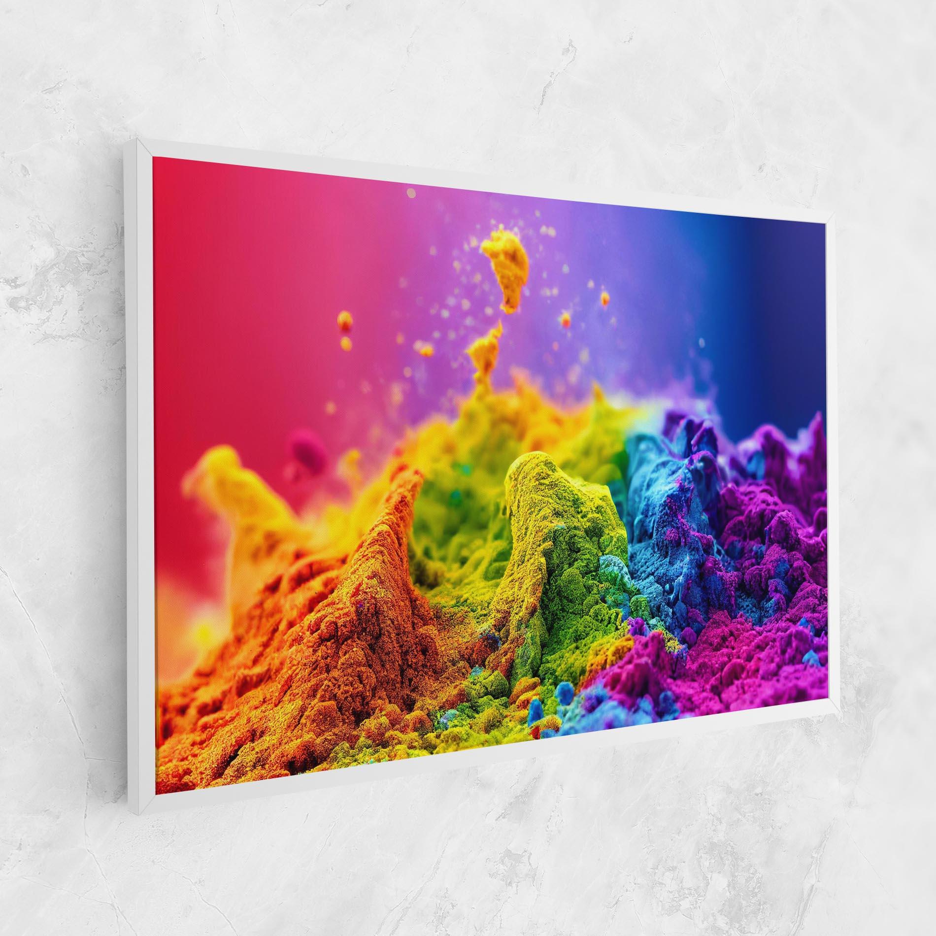 Tablou Canvas Color Powder Explosion mockup 1