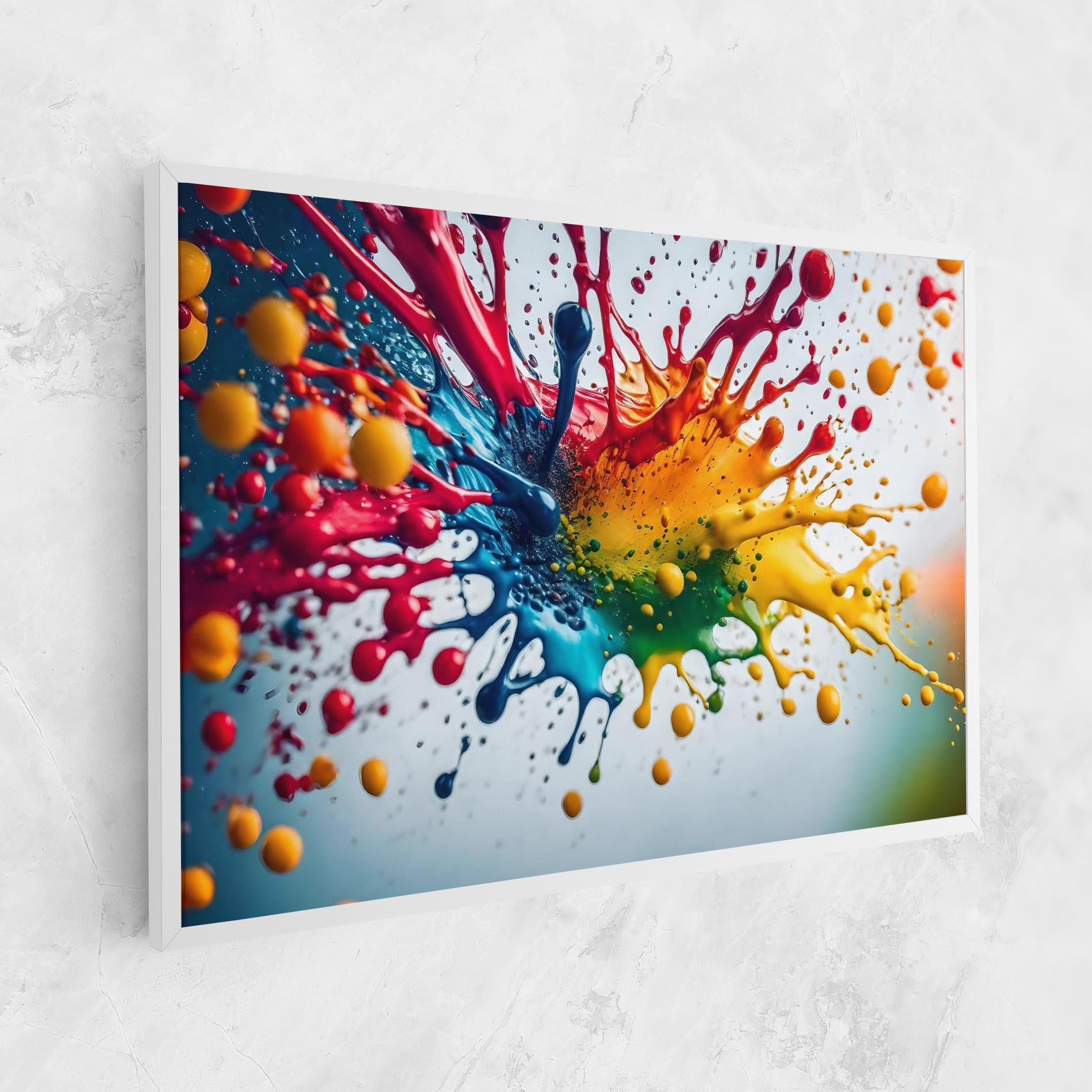 Tablou Canvas Colorful Splash Rainbow mockup 1