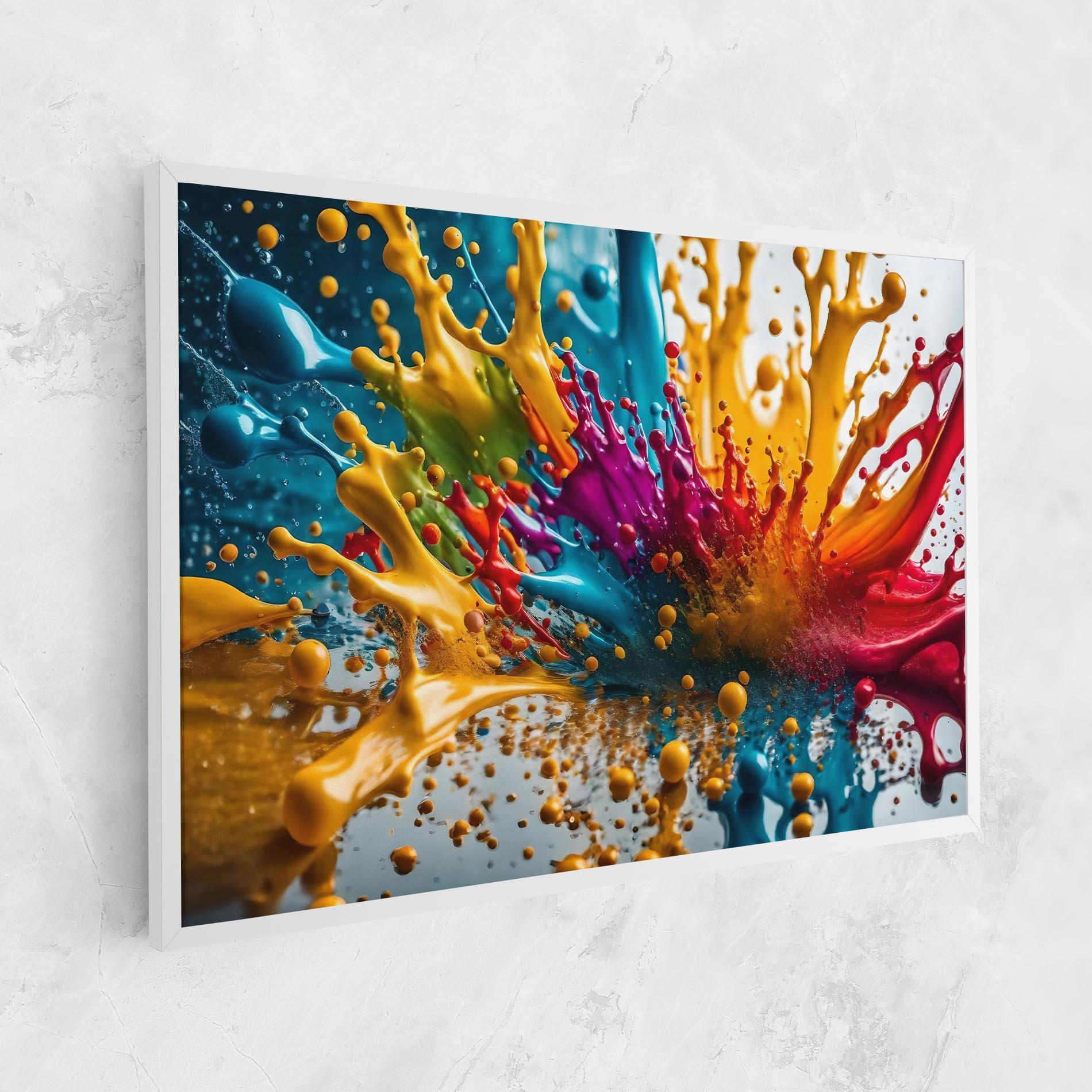 Tablou Canvas Colorful Water Splash mockup 1