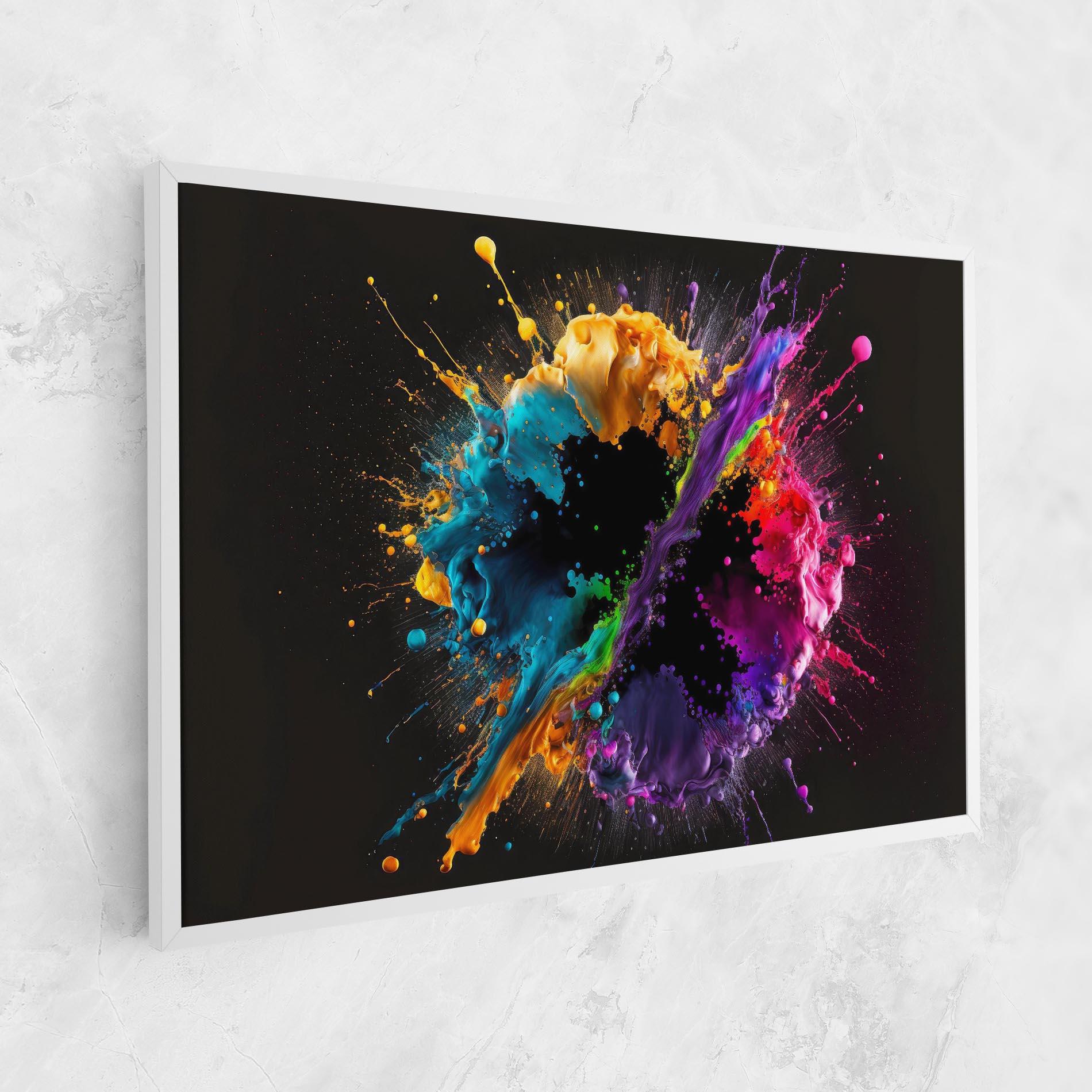 Tablou Canvas Oily Splash Explosion mockup 1
