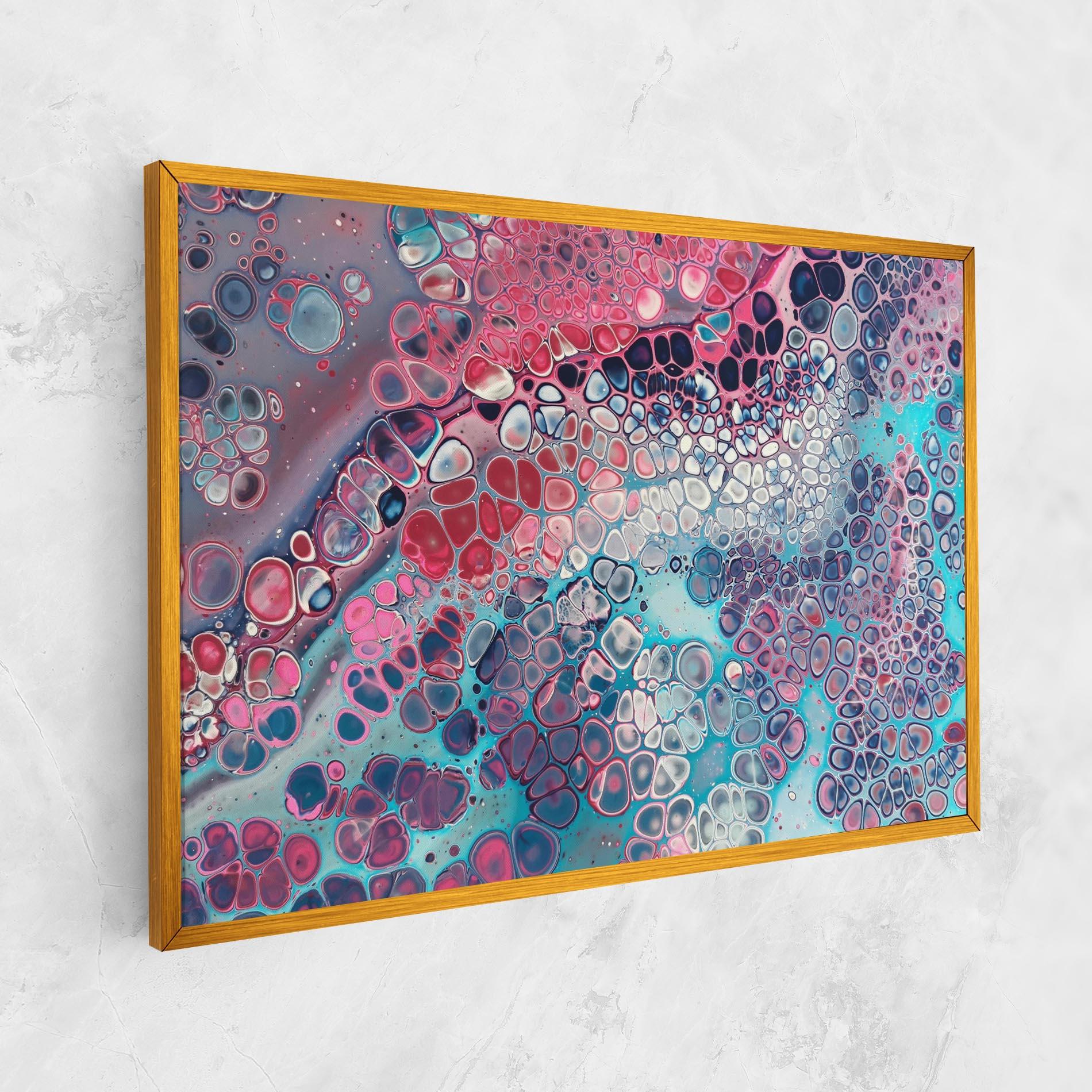 Tablou Canvas Abstract Blue Objects mockup 1