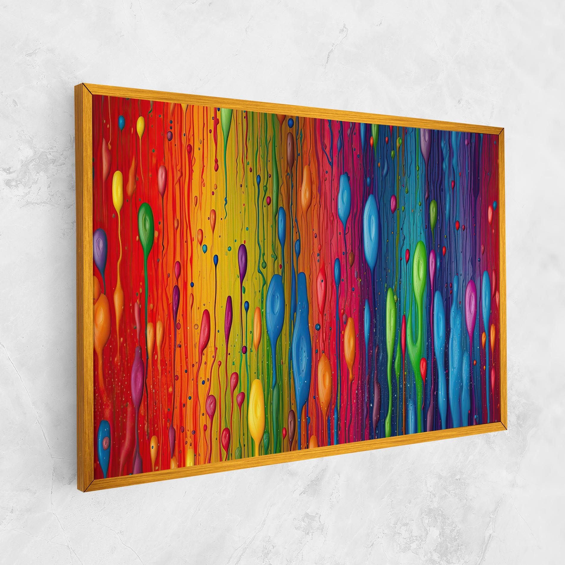 Abstract Rainbow Pattern mockup 1