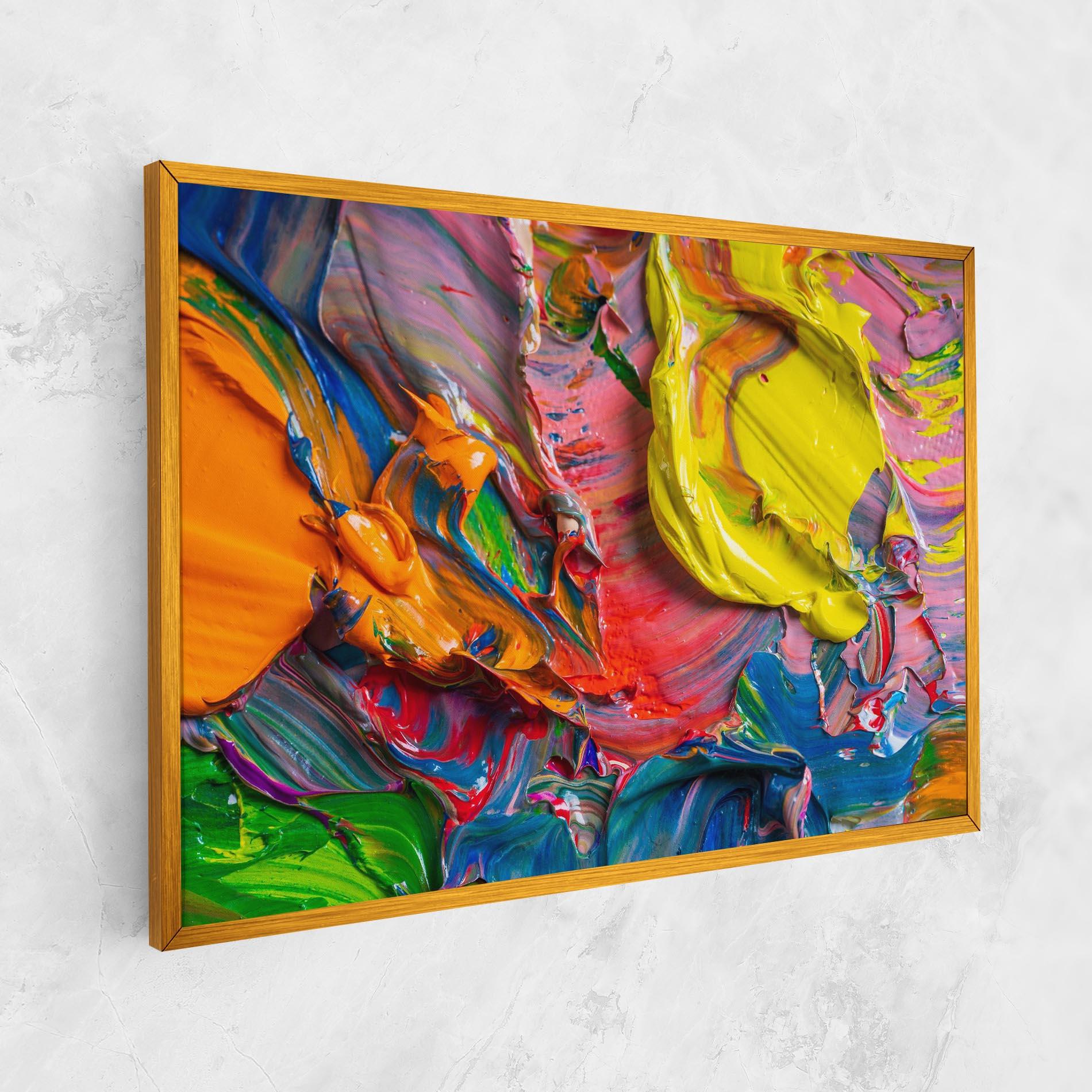 Tablou Canvas Bright Oil Colors mockup 1