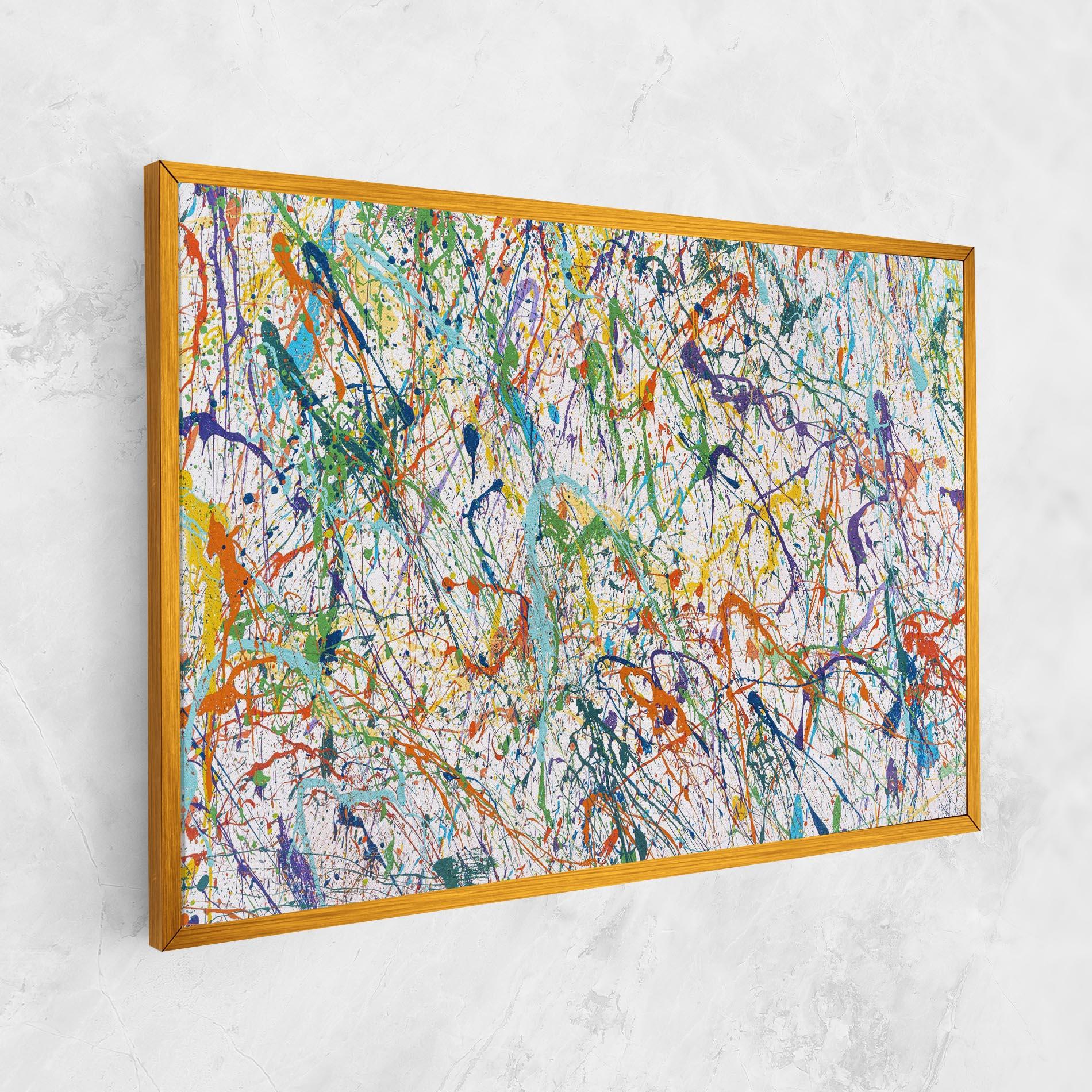 Tablou Canvas Paint Texture mockup 1