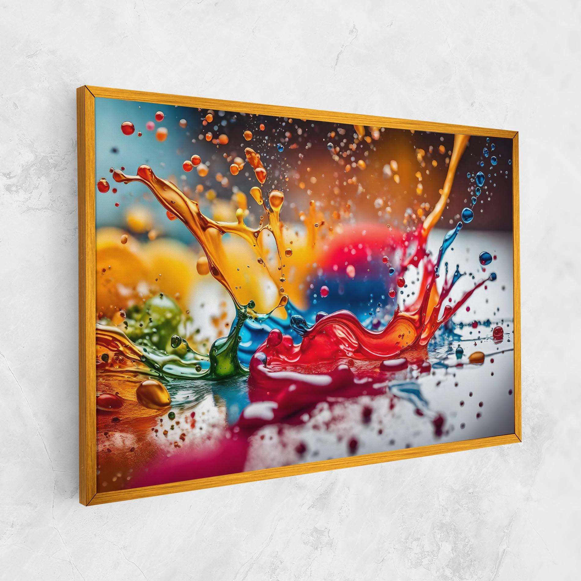 Tablou Canvas Water Color Splash mockup 1