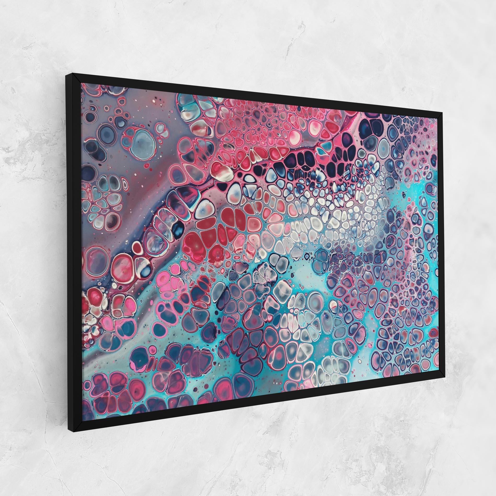 Tablou Canvas Abstract Blue Objects mockup 1