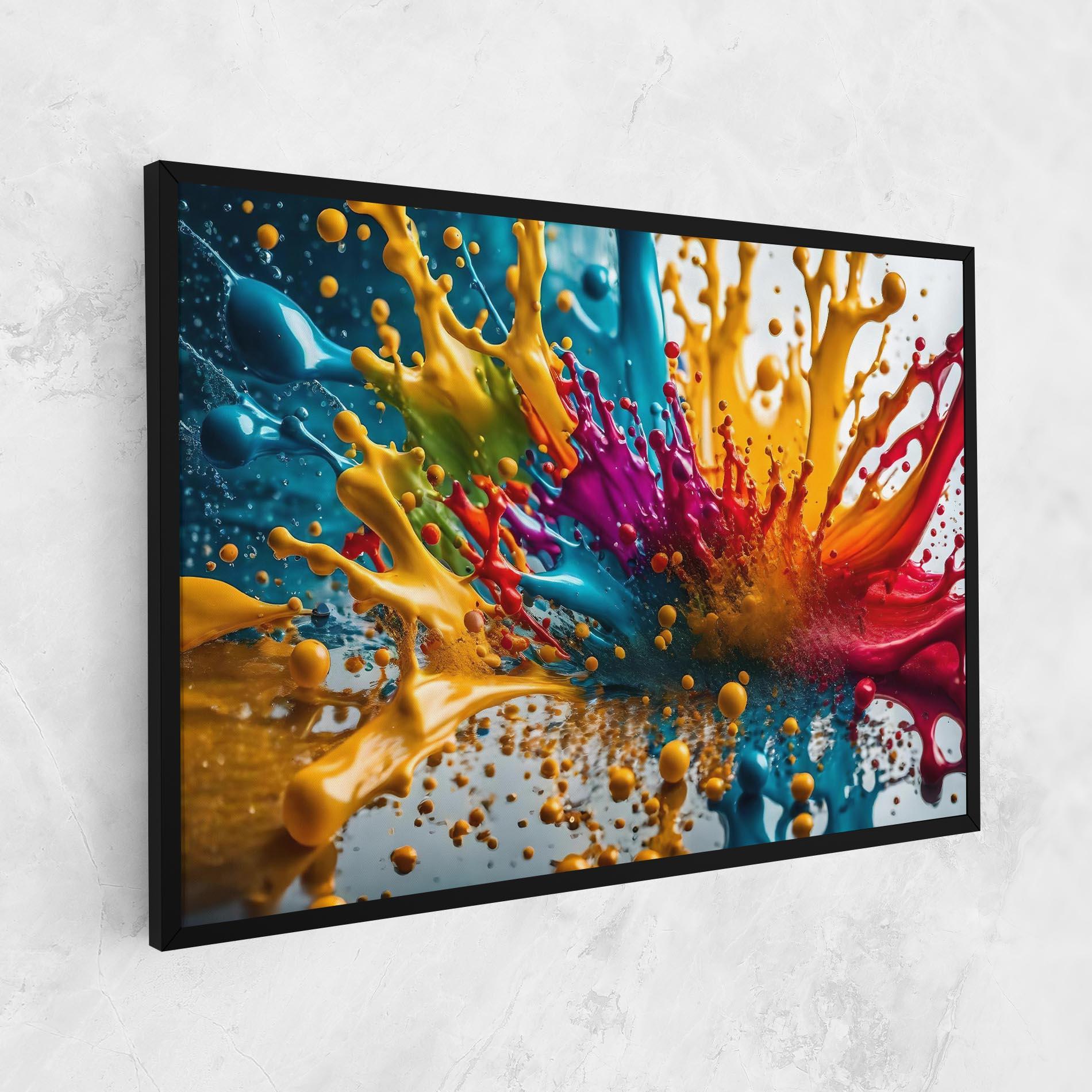 Tablou Canvas Colorful Water Splash mockup 1