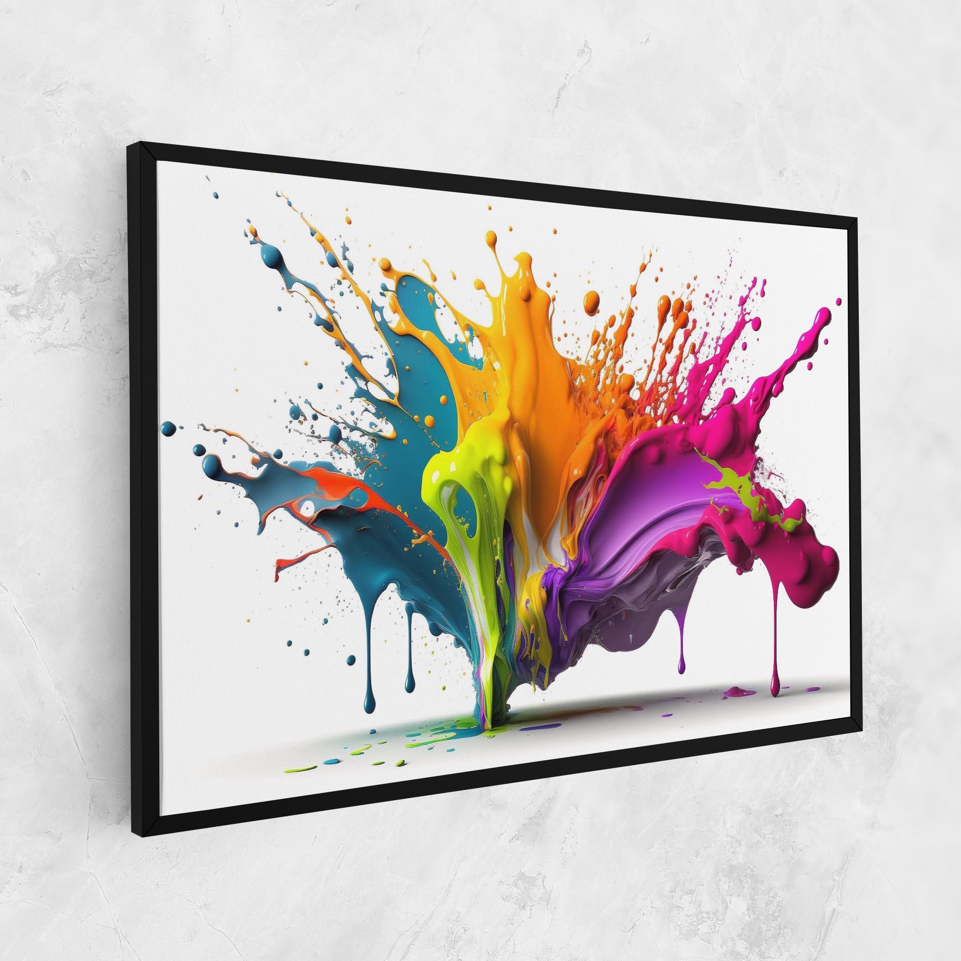 Tablou Canvas Exploding Mixed Liquid mockup 1