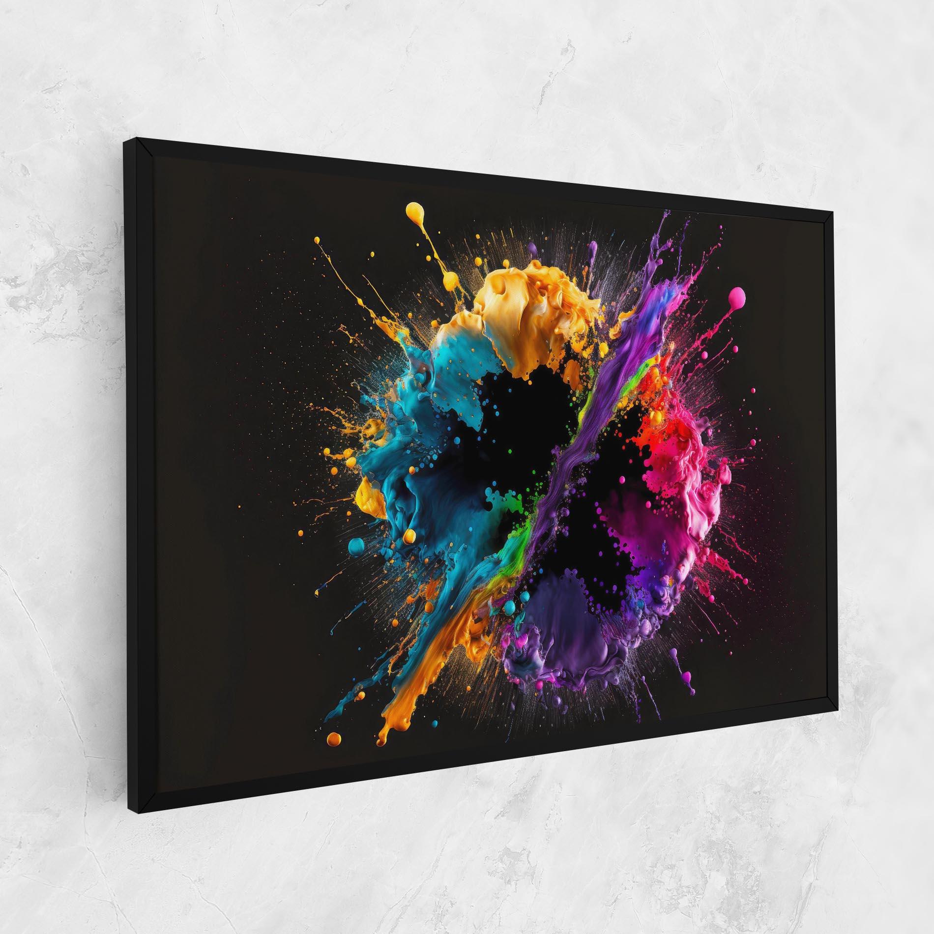 Tablou Canvas Oily Splash Explosion mockup 1