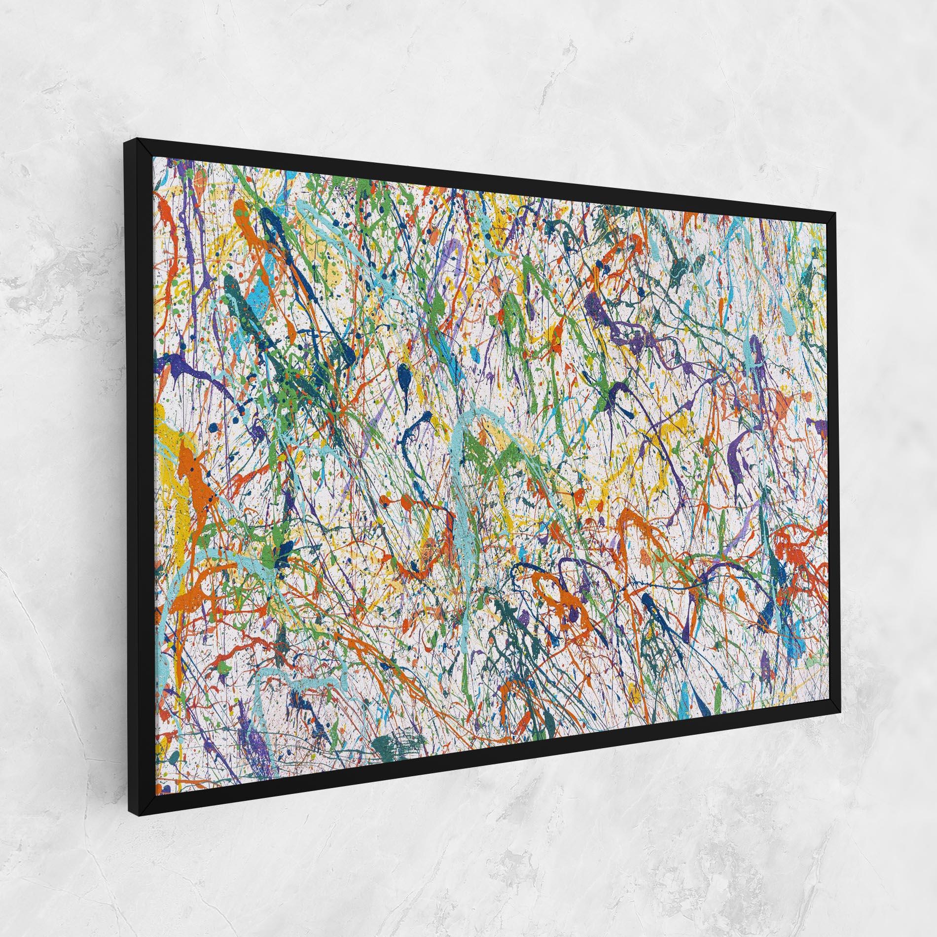 Tablou Canvas Paint Texture mockup 1