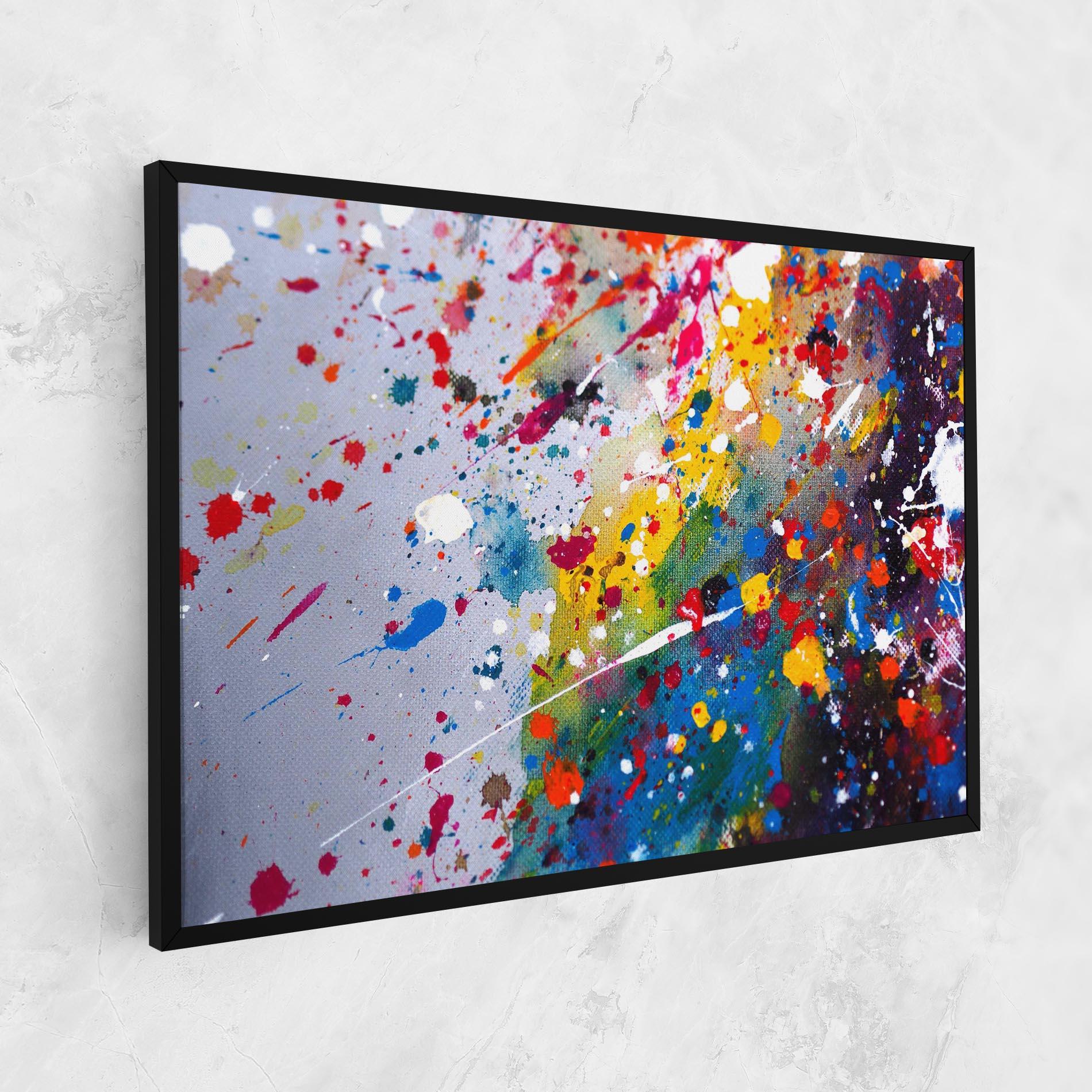 Tablou Canvas Watercolor Drops mockup 1