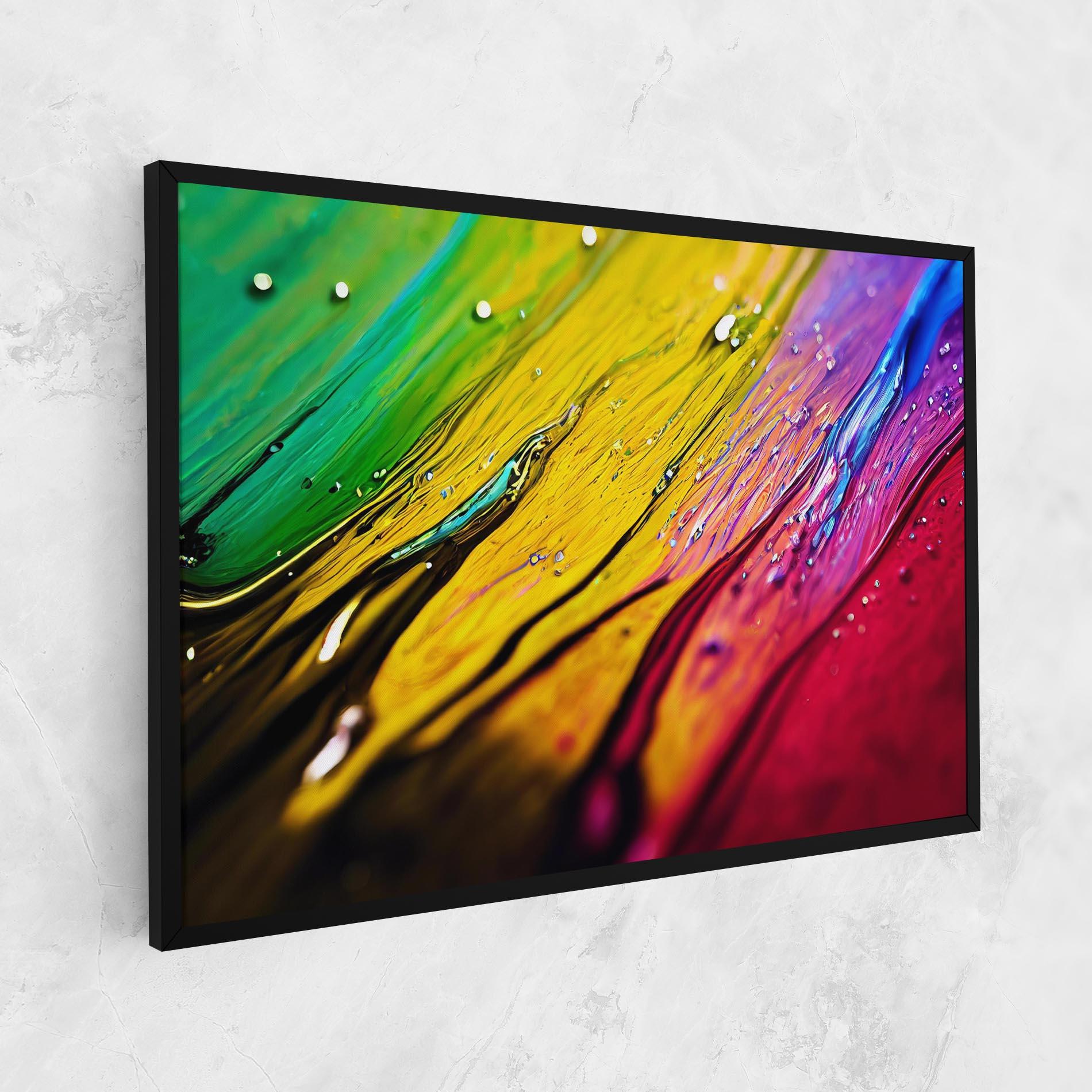 Tablou Canvas Yellow Green mockup 1