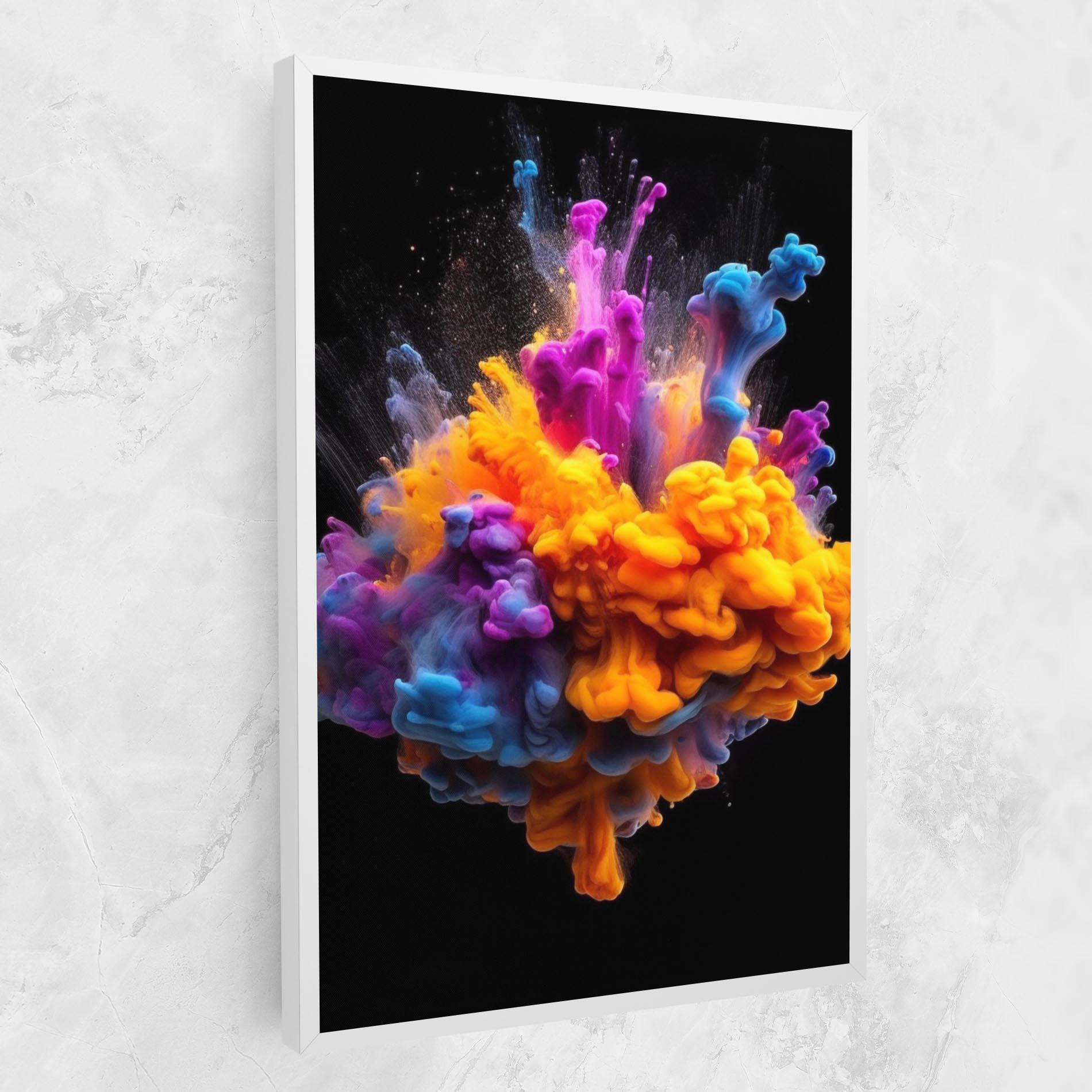 Tablou Canvas Colorful Cloud Liquid mockup 1