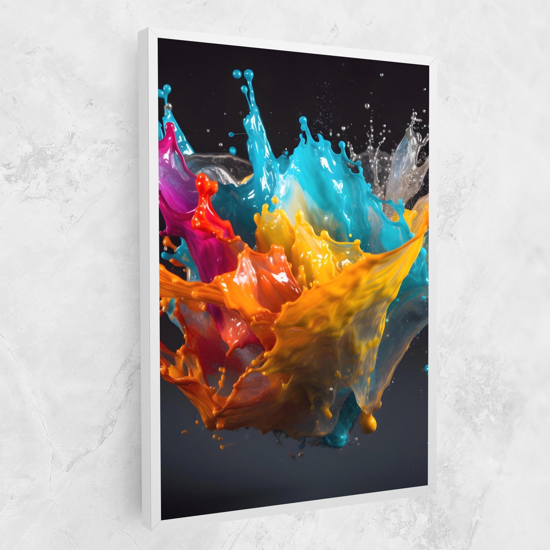 Tablou Canvas Colorful Splash Floating mockup 1