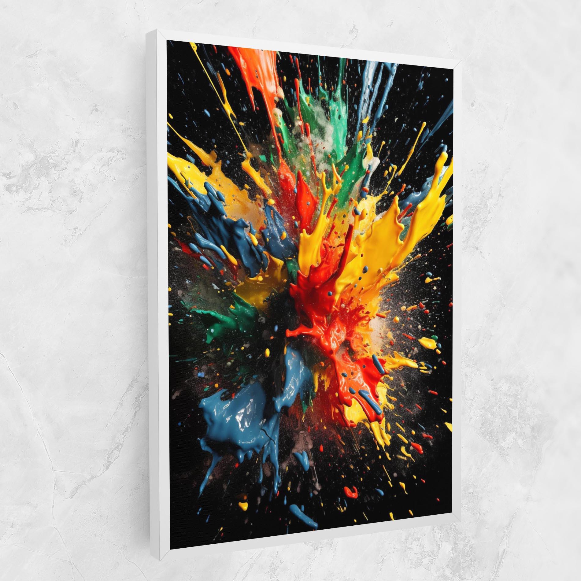 Tablou Canvas Floating Color Splash mockup 1