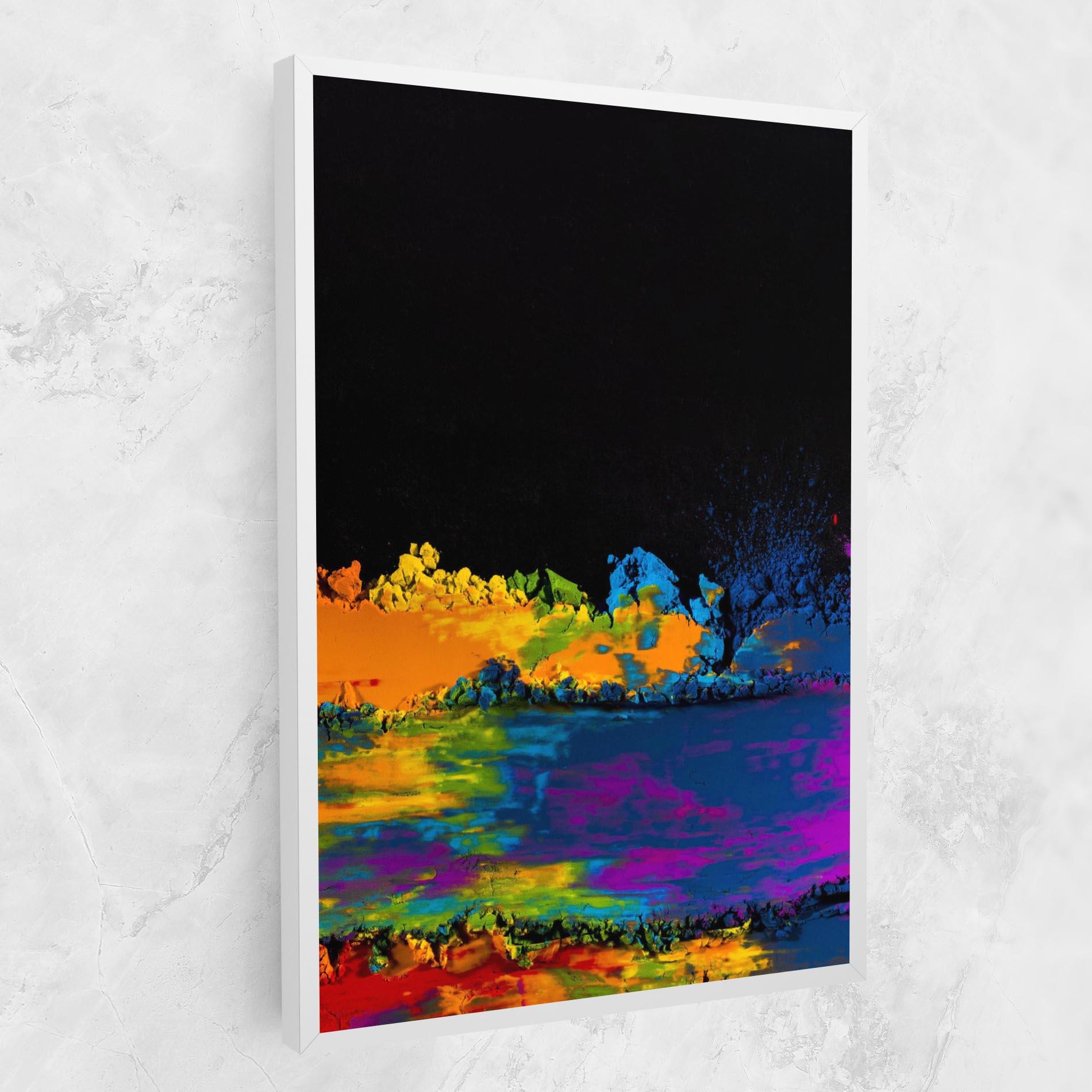 Tablou Canvas Mixed Holi Colors mockup 1