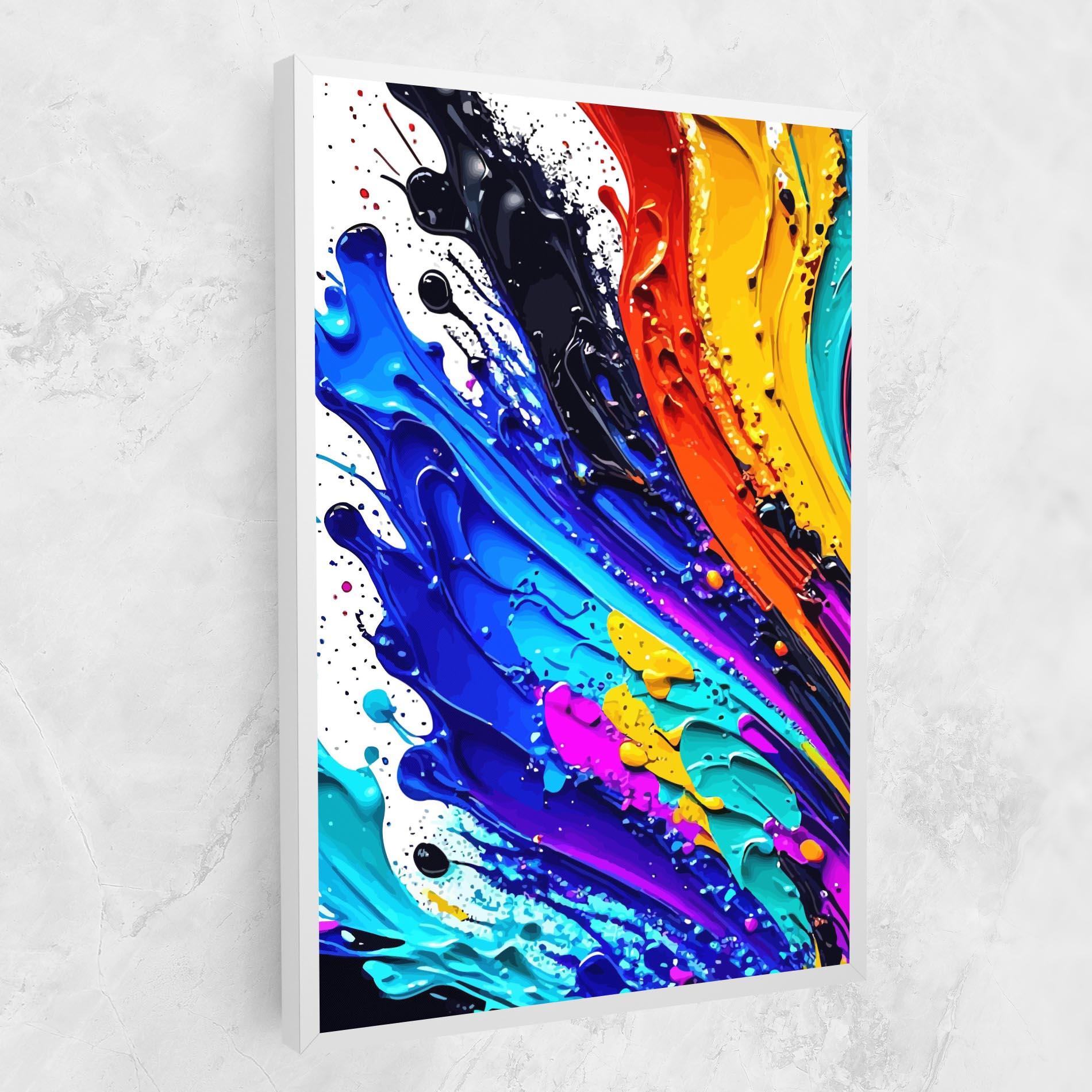 Tablou Canvas Pretty Splash Color mockup 1