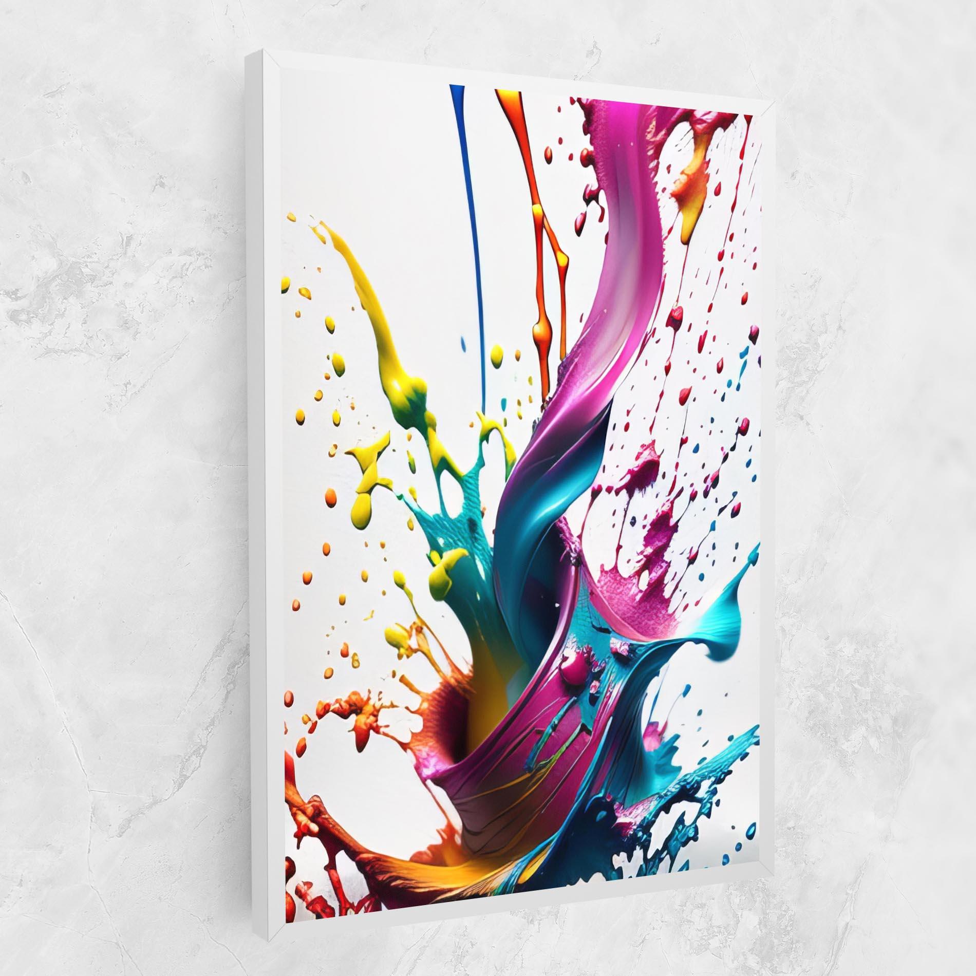 Tablou Canvas Purple Blue Splash mockup 1