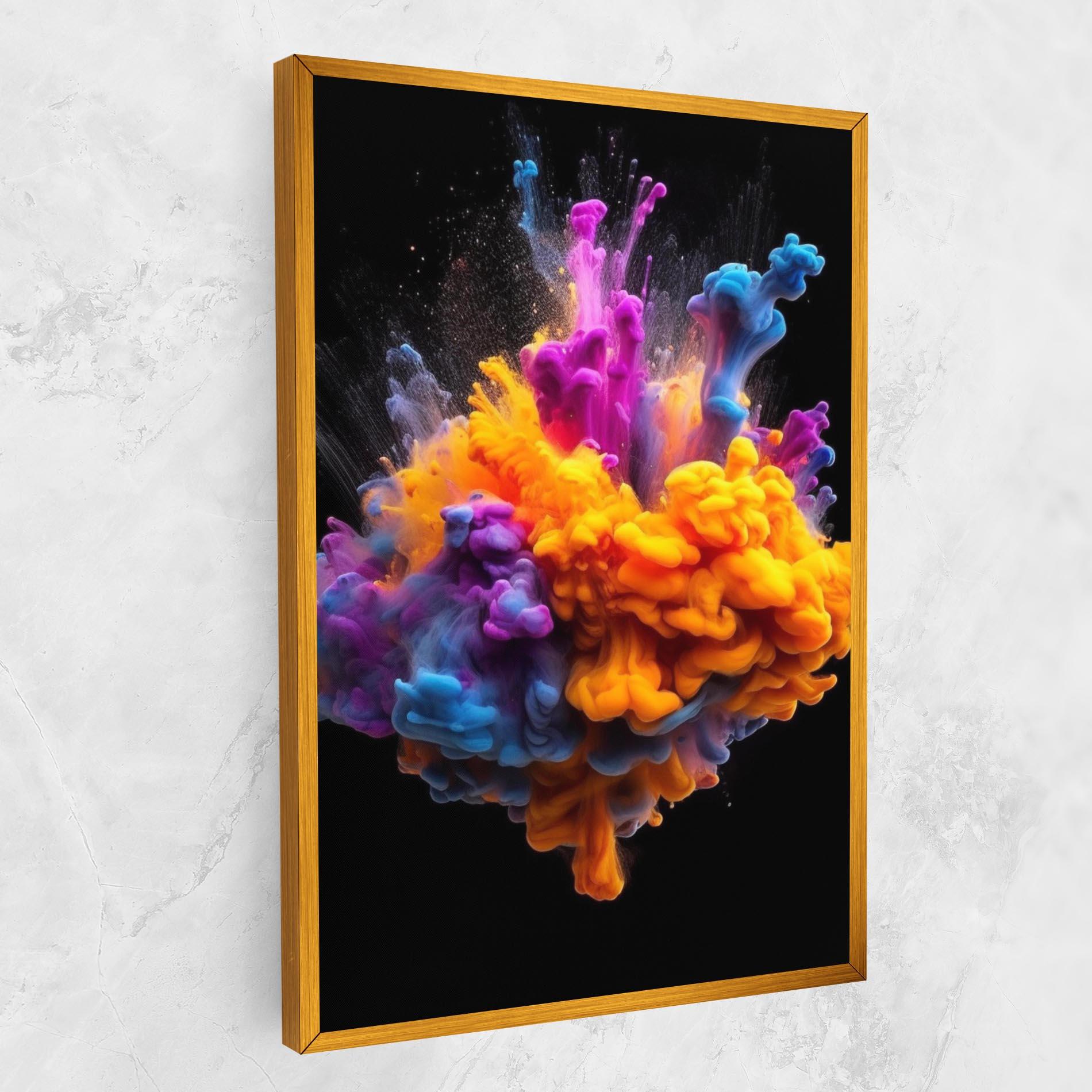 Tablou Canvas Colorful Cloud Liquid mockup 1