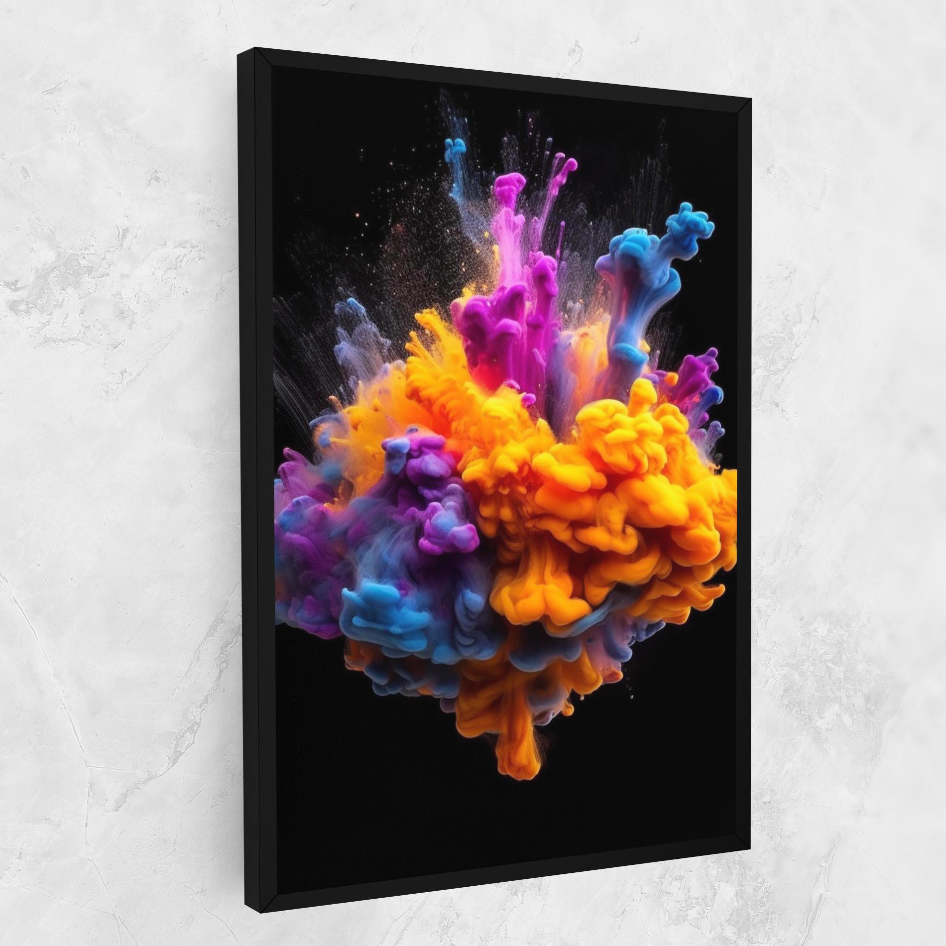 Tablou Canvas Colorful Cloud Liquid mockup 1