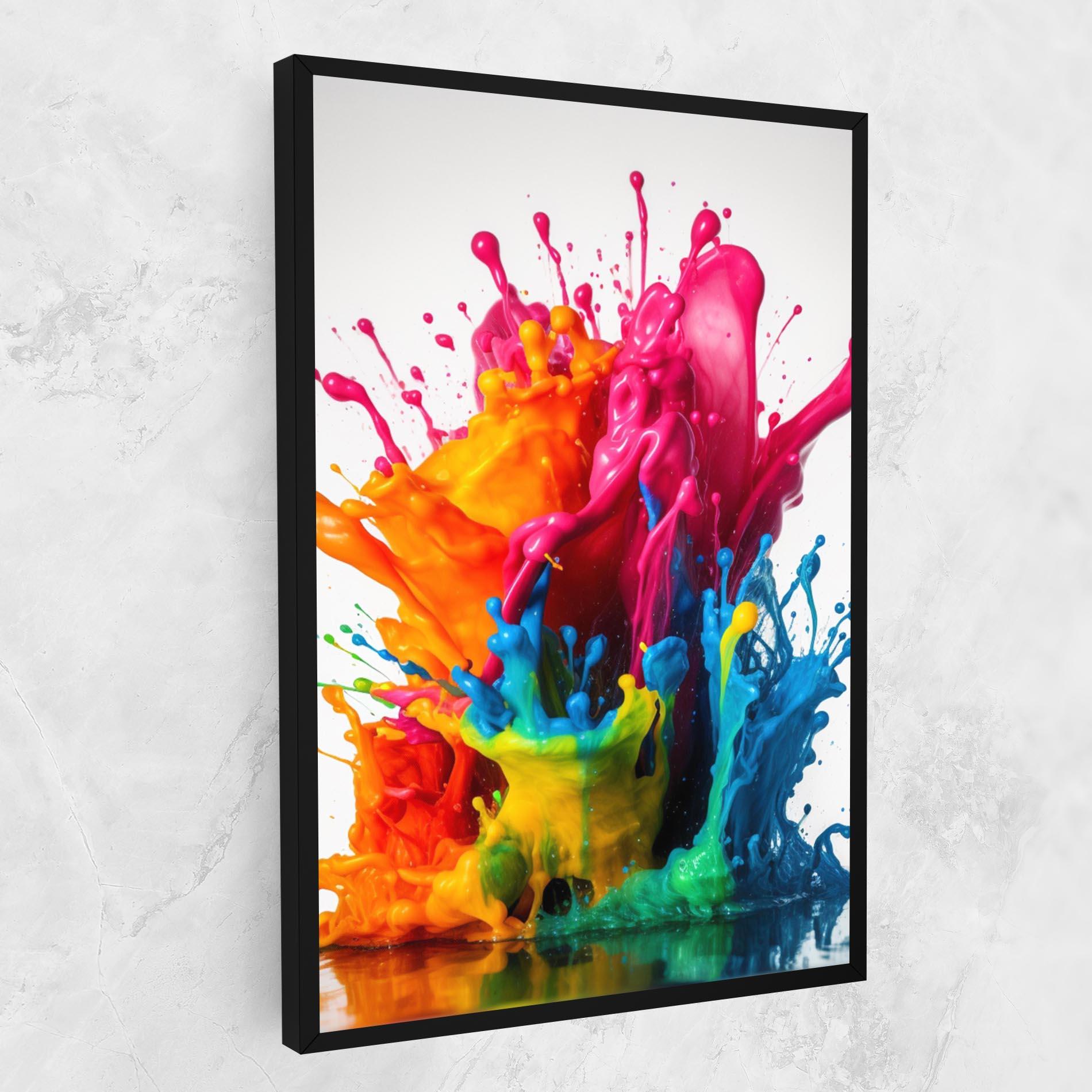 Tablou Canvas Colorful Explosion Paint mockup 1