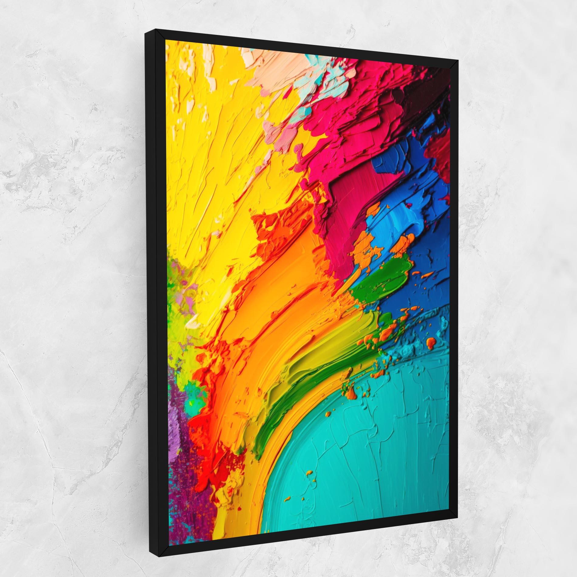 Tablou Canvas Multicolored Painting mockup 1