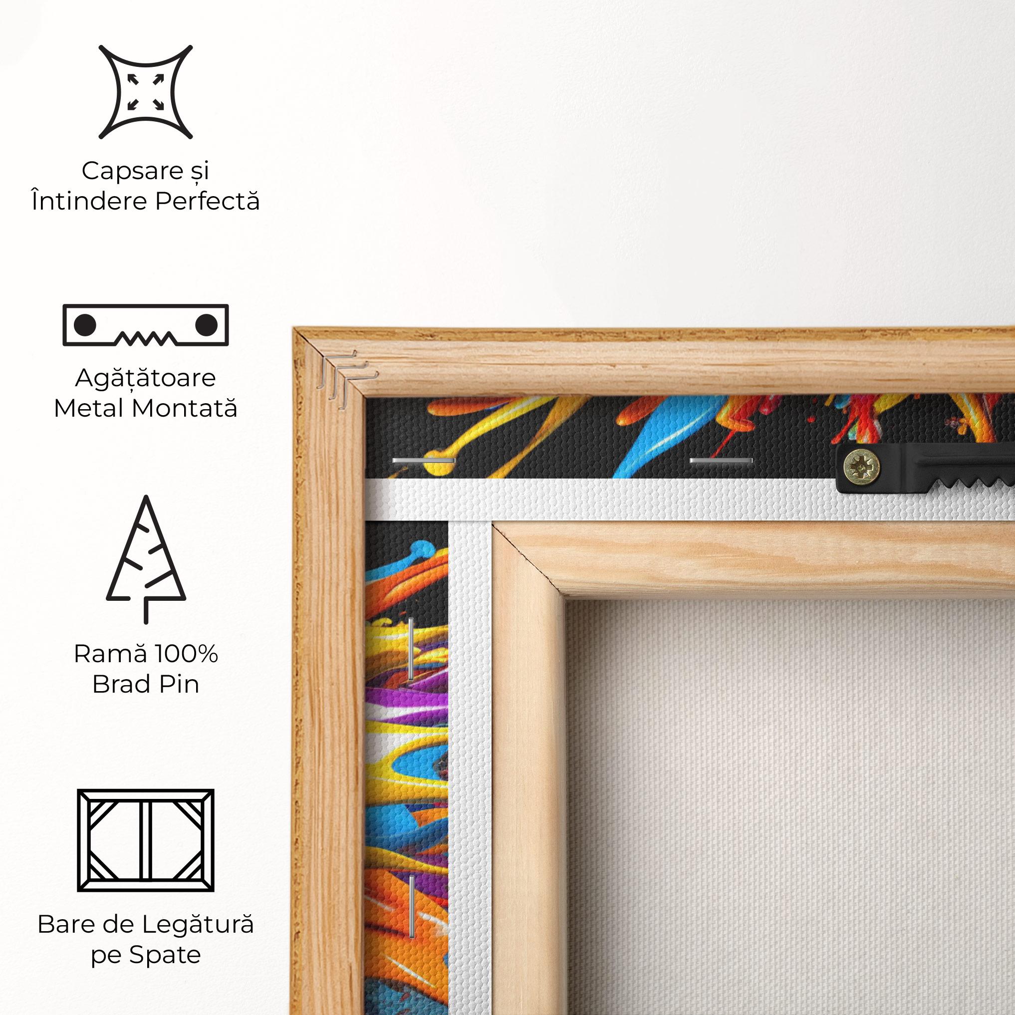 Tablou Canvas 3d Color Splash mockup 5