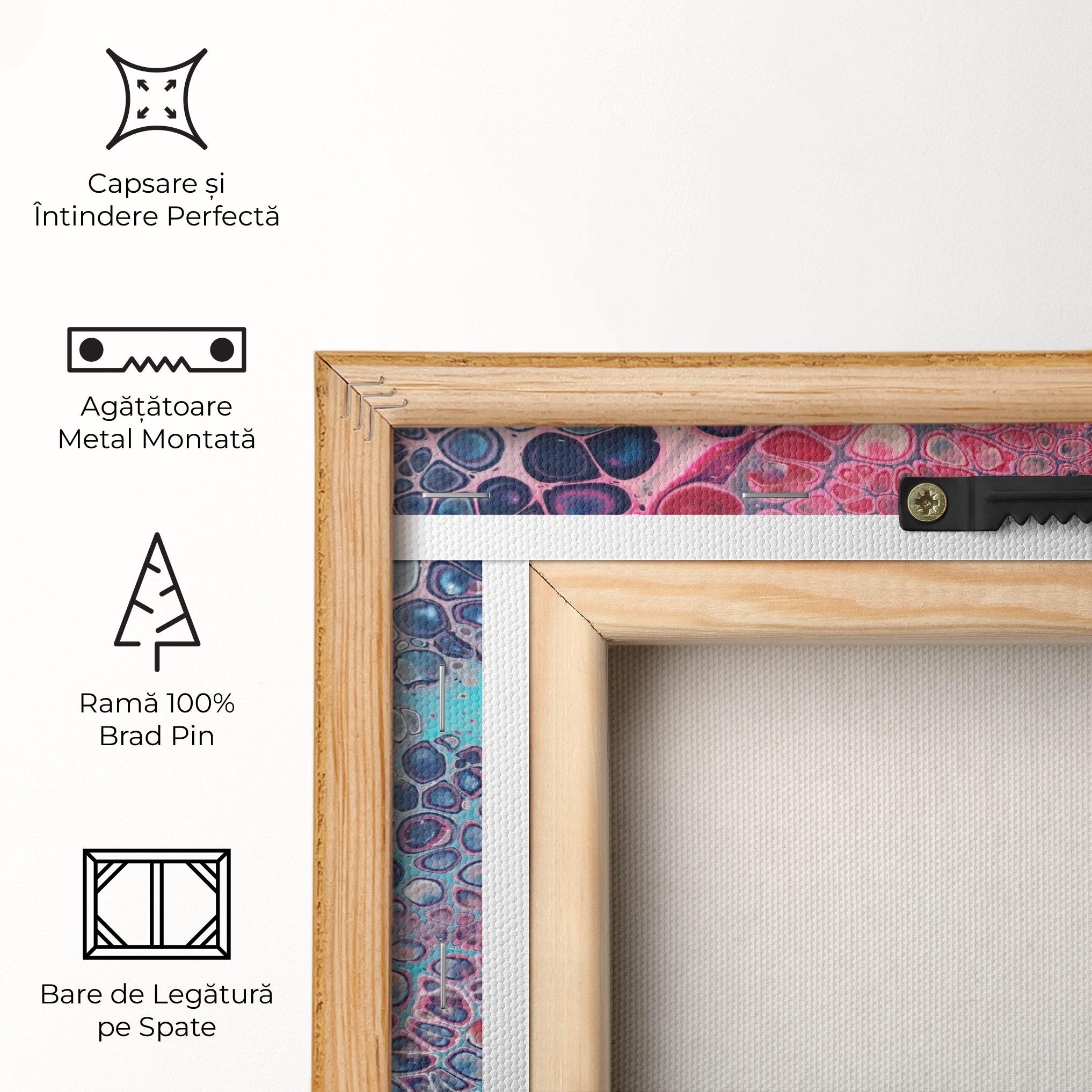 Tablou Canvas Abstract Blue Objects mockup 5