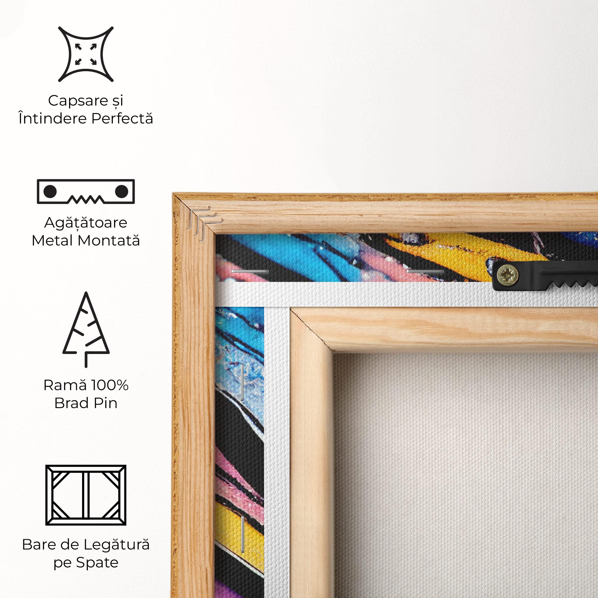 Tablou Canvas Beautiful Colorful Epoxy mockup 5