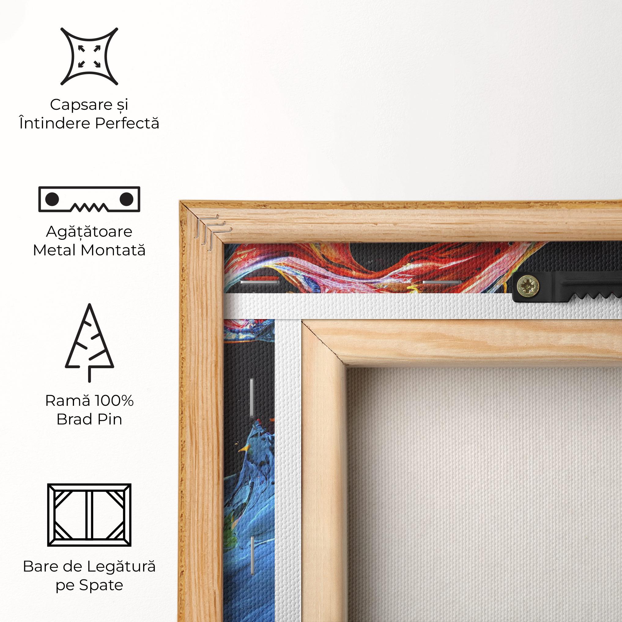 Tablou Canvas Floating Yellow Splay mockup 5