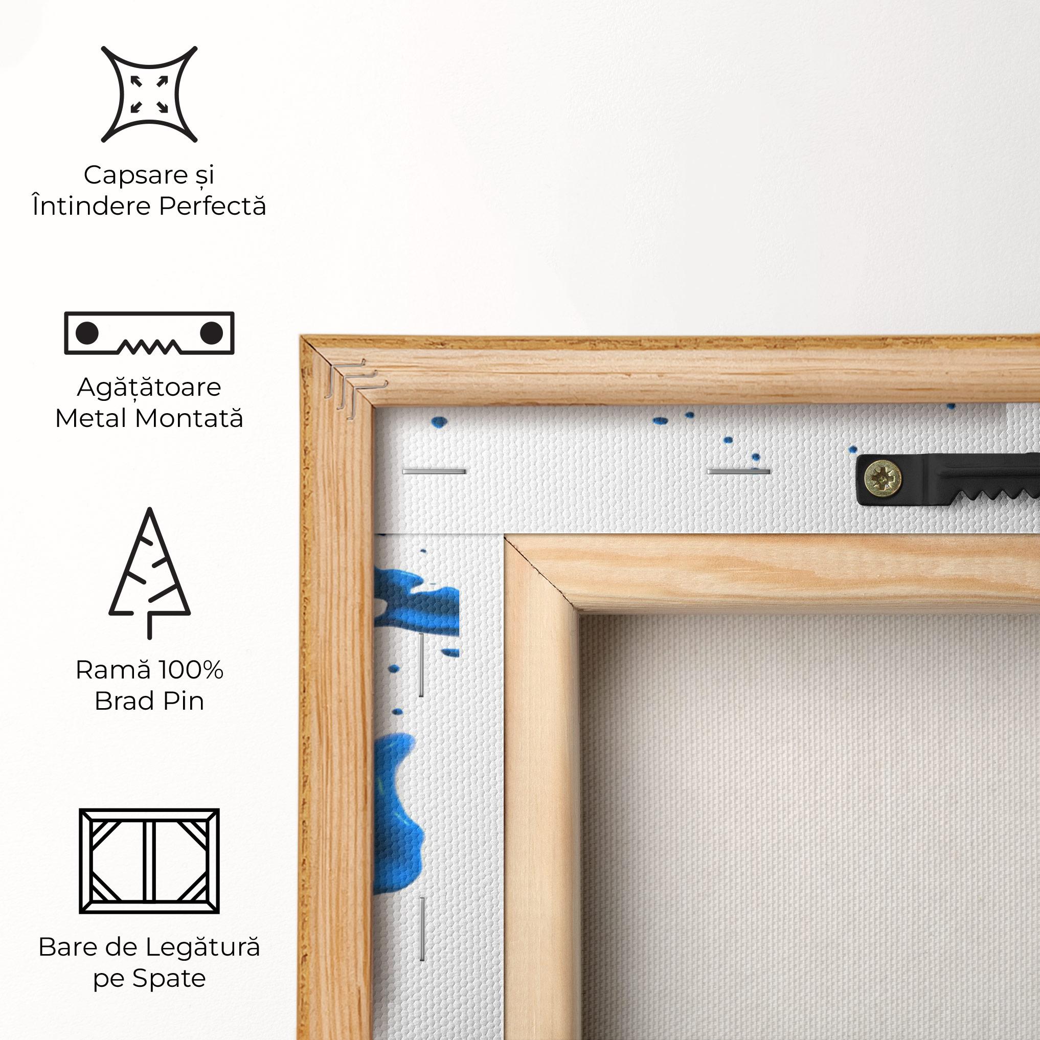 Tablou Canvas Pink And Blue Splash mockup 5