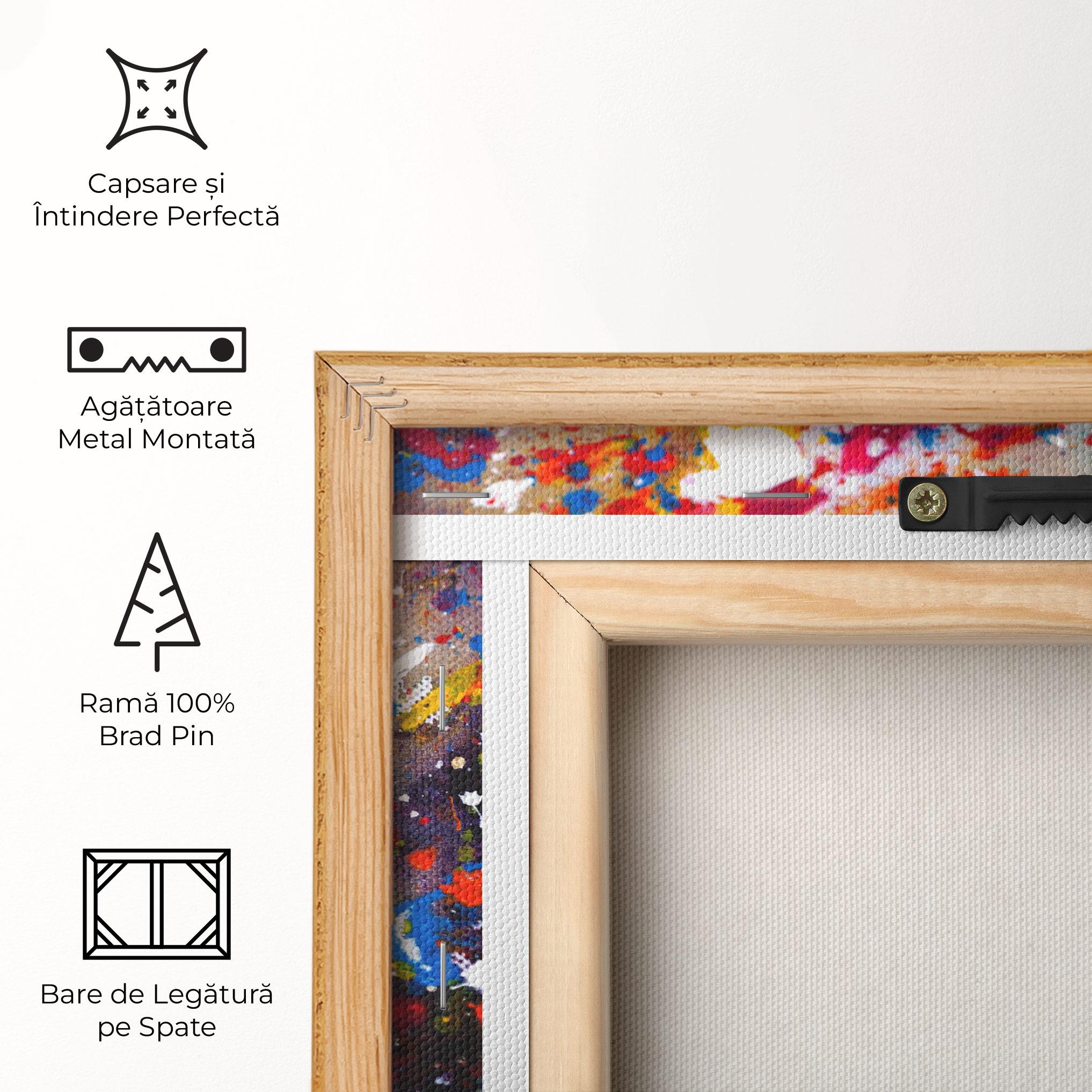 Tablou Canvas Watercolor Drops mockup 5