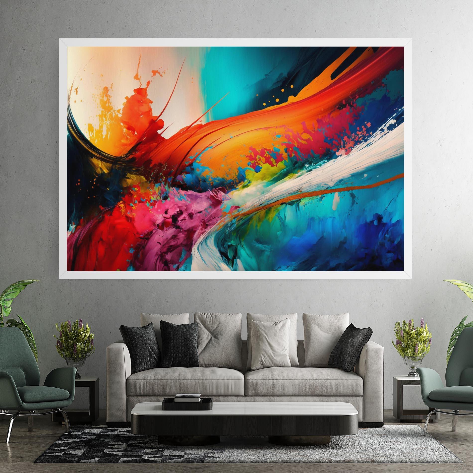 Tablou Canvas Art Brush Strokes mockup 7