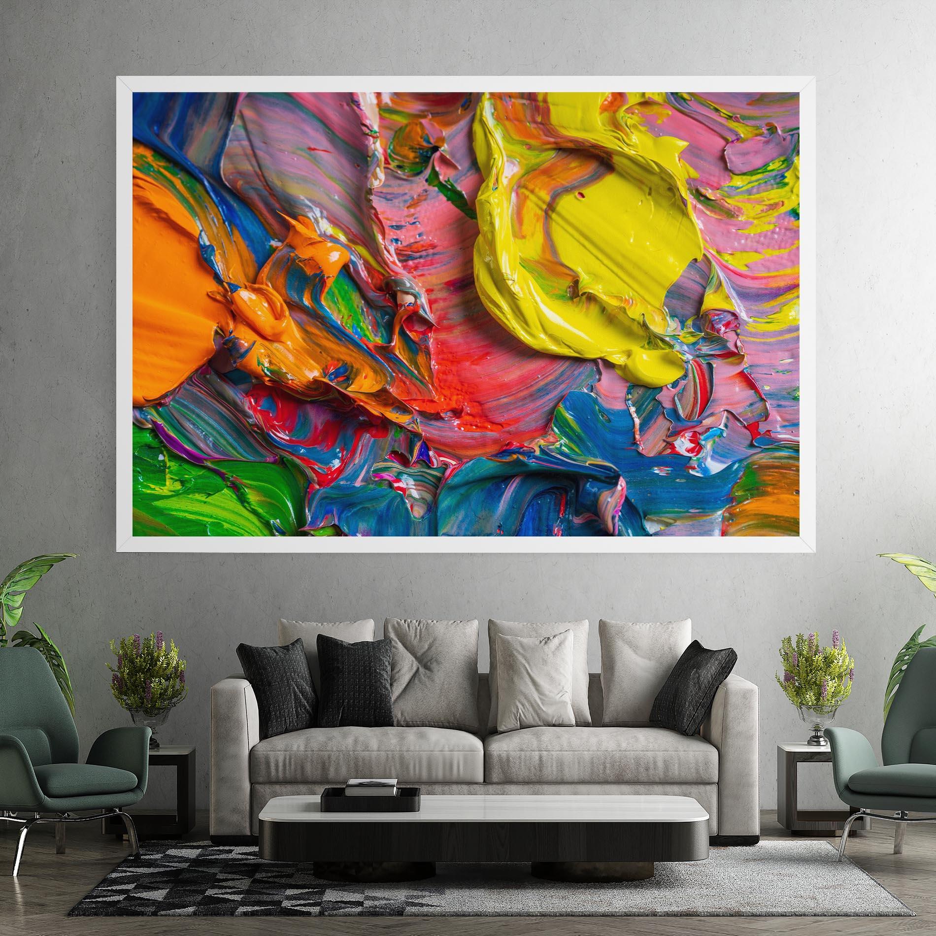 Tablou Canvas Bright Oil Colors mockup 7