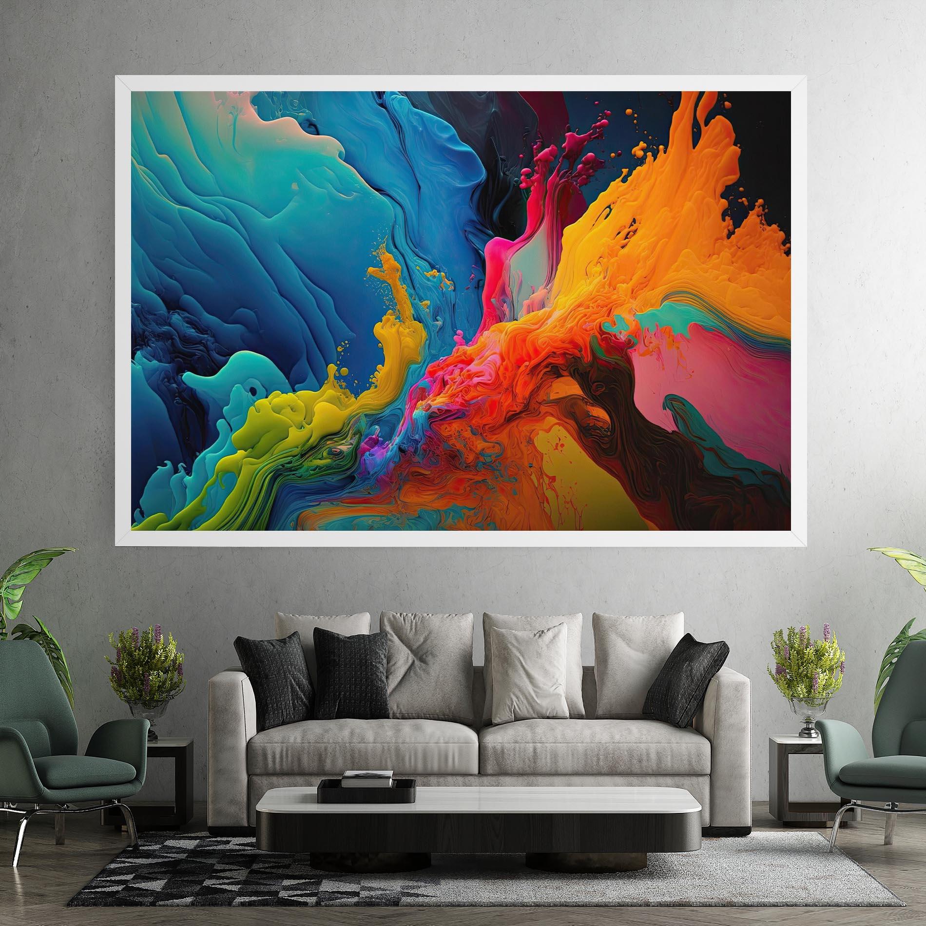 Tablou Canvas Color Floating mockup 7