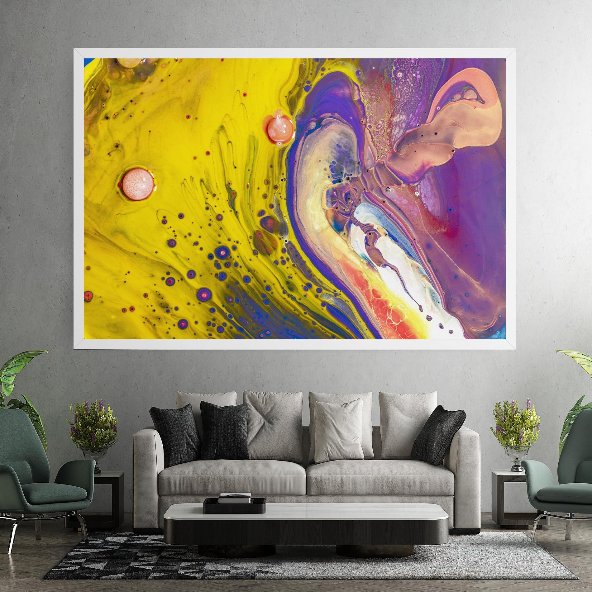 Tablou Canvas Colorful Liquid Marble mockup 7