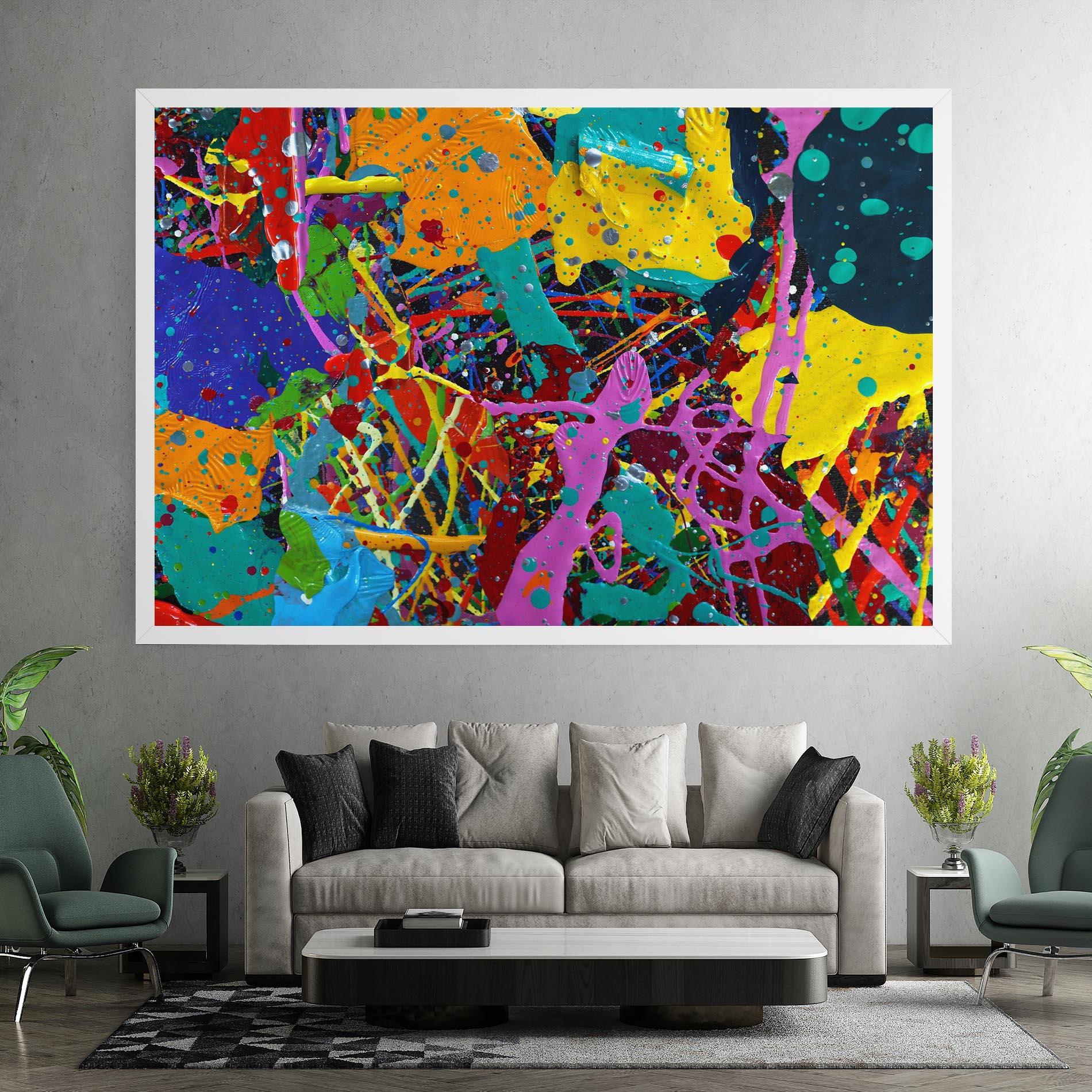 Tablou Canvas Dark Panorama mockup 7