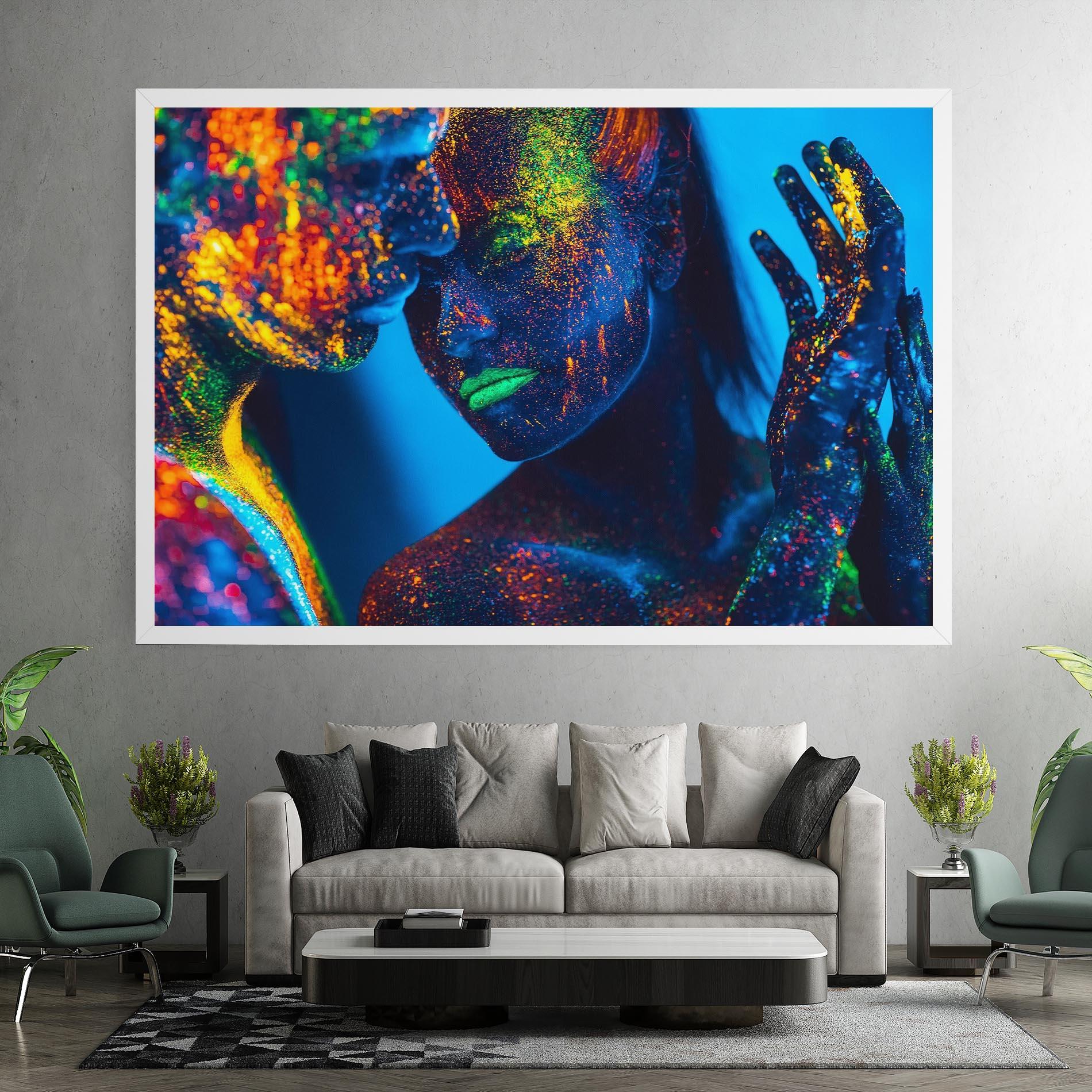 Tablou Canvas Fluorescent Couple mockup 7